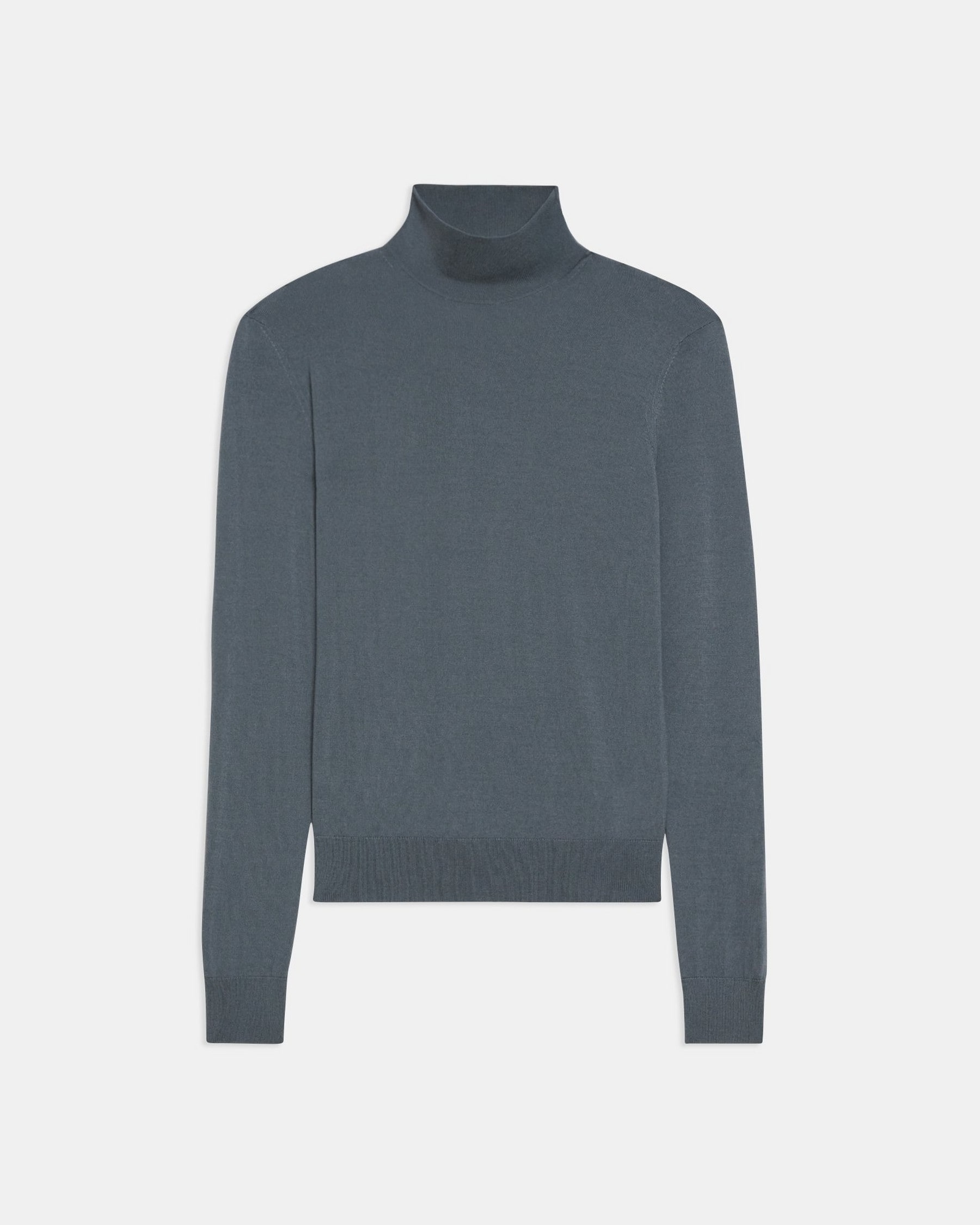 Turtleneck Sweater Blue Granite