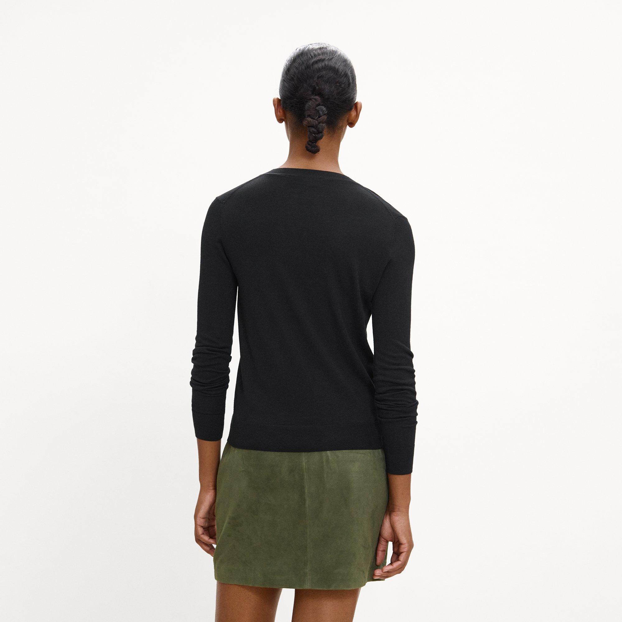 V-Neck Cardigan in Regal Wool
