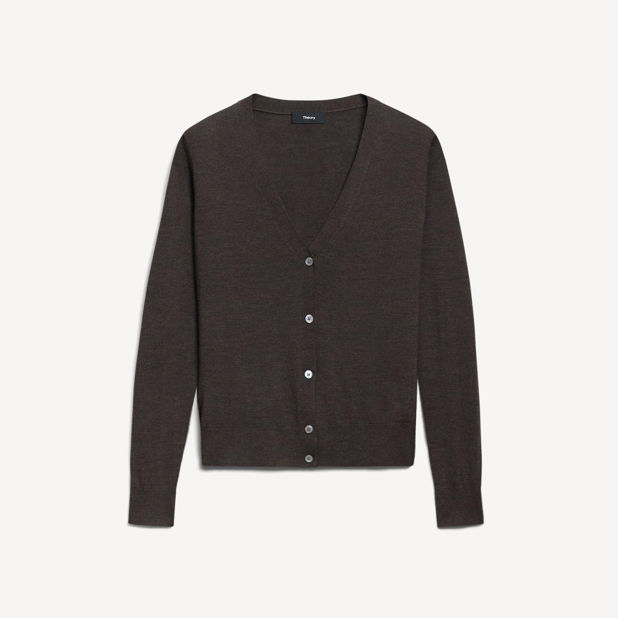 V-Neck Cardigan in Regal Wool