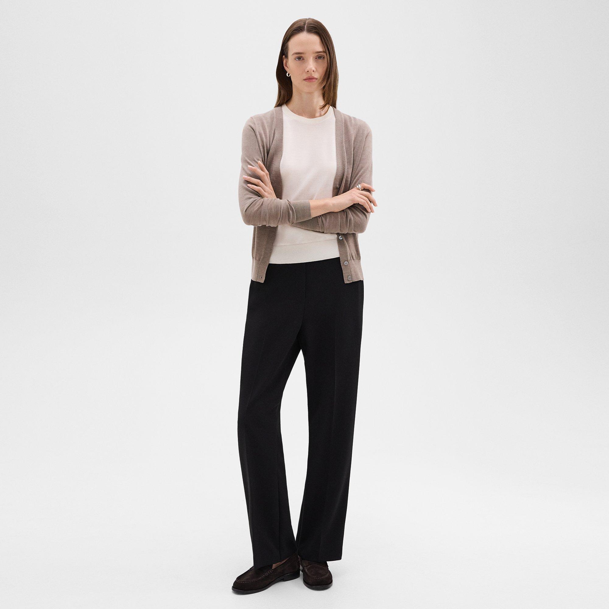 V-Neck Cardigan in Regal Wool
