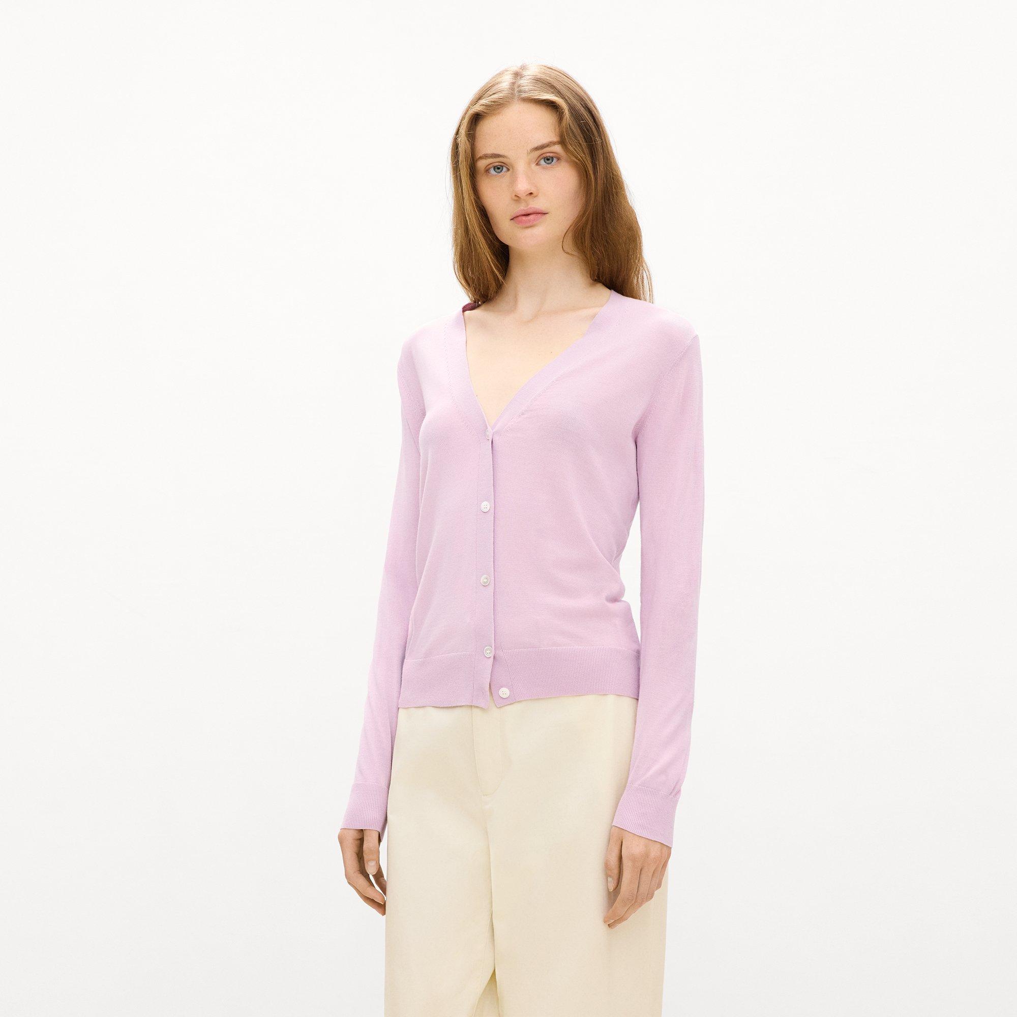 V-Neck Cardigan in Regal Wool