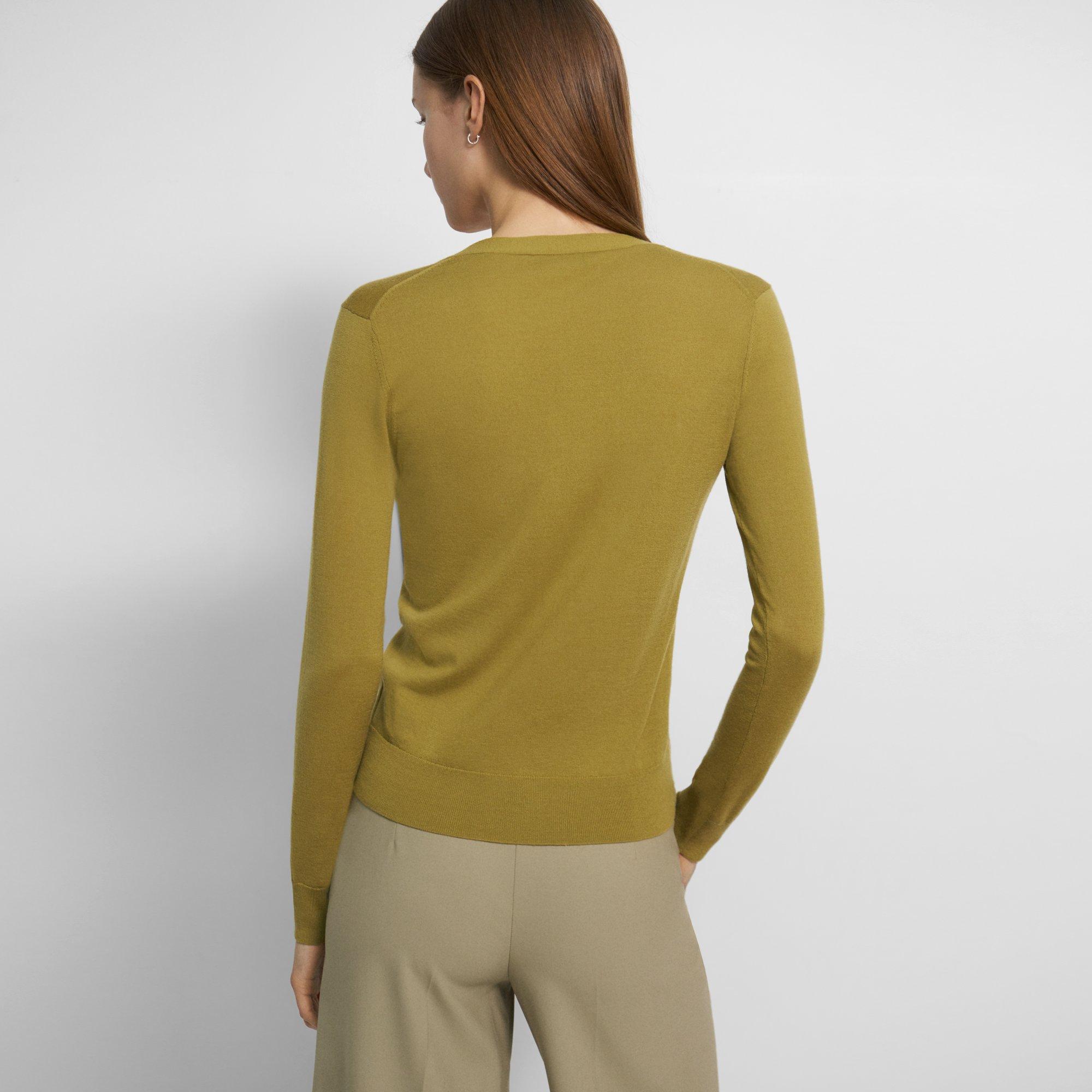 V-Neck Cardigan in Regal Wool