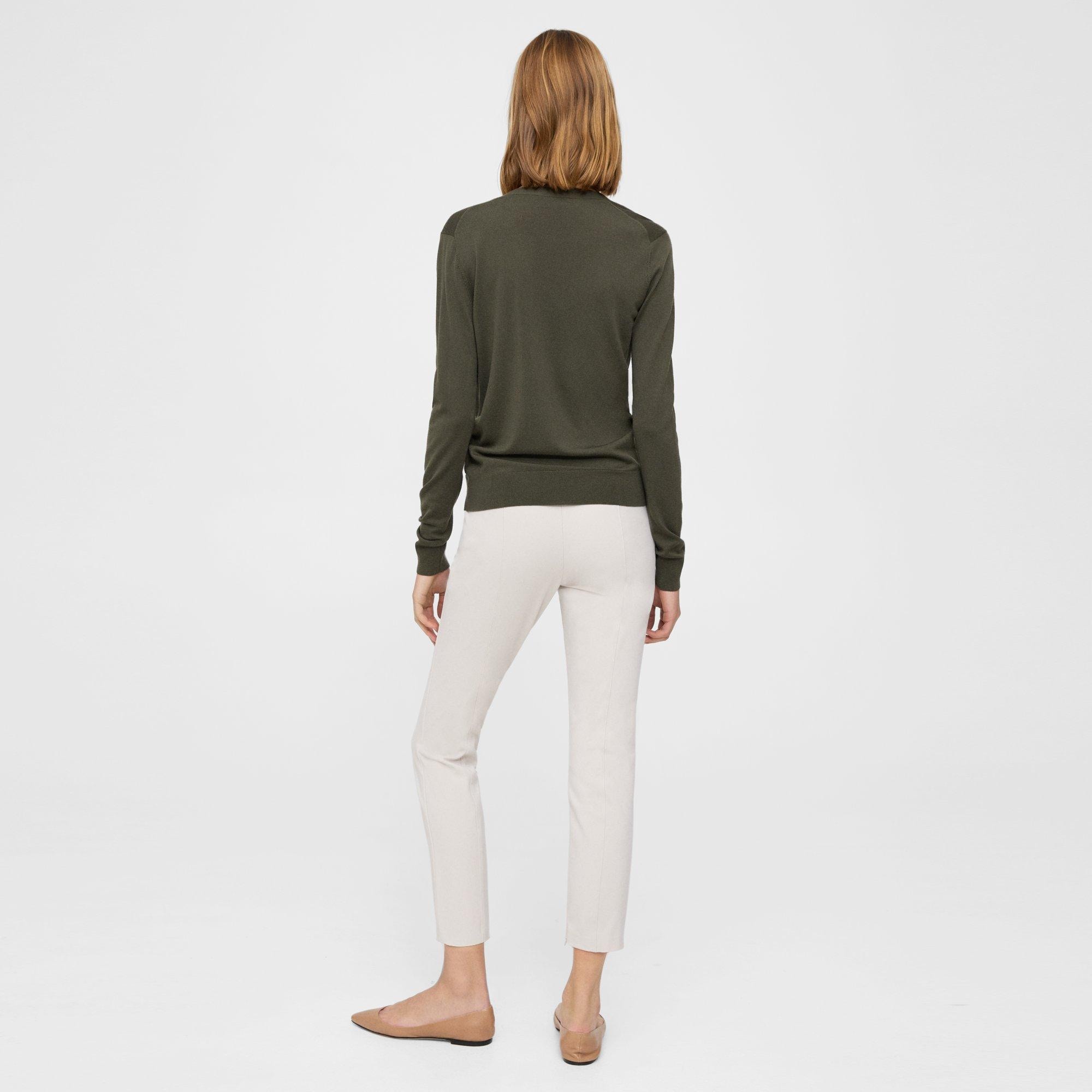 V-Neck Cardigan in Regal Wool