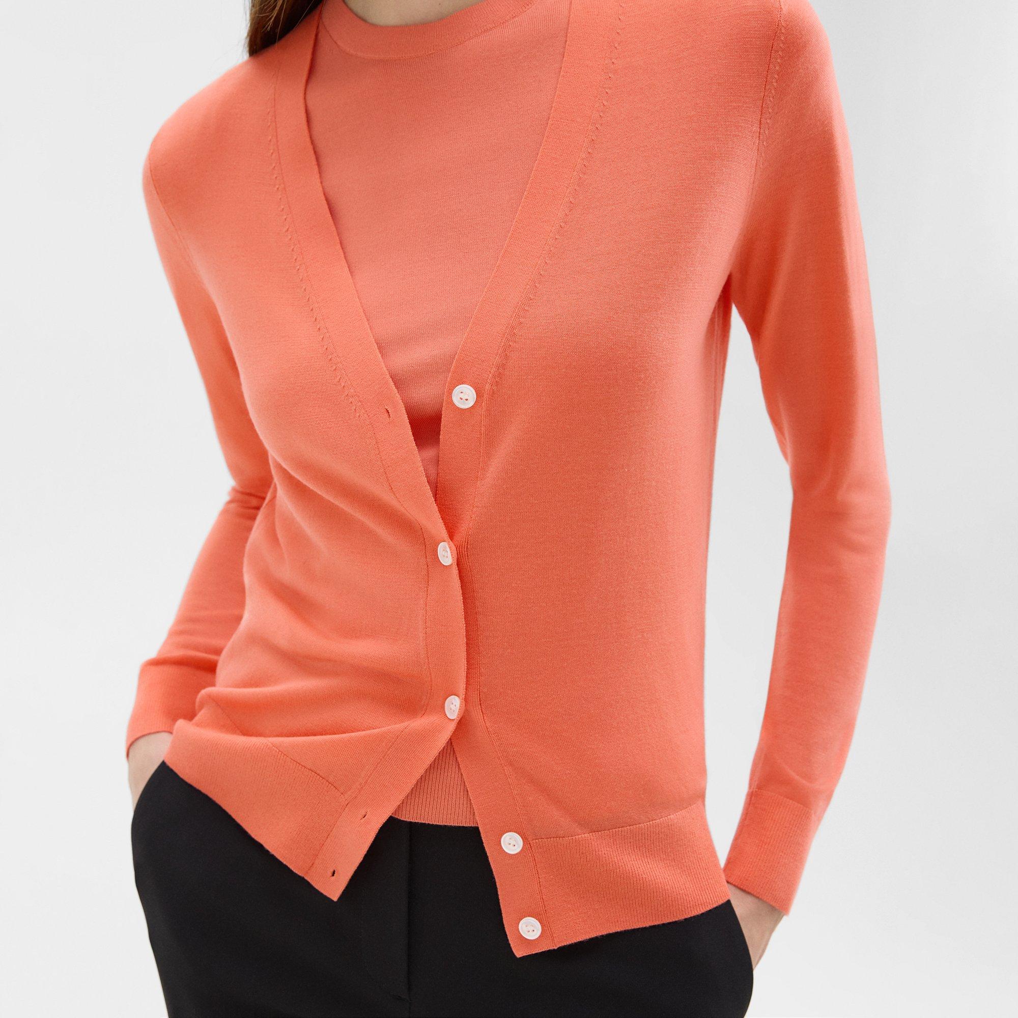 V-Neck Cardigan in Regal Wool