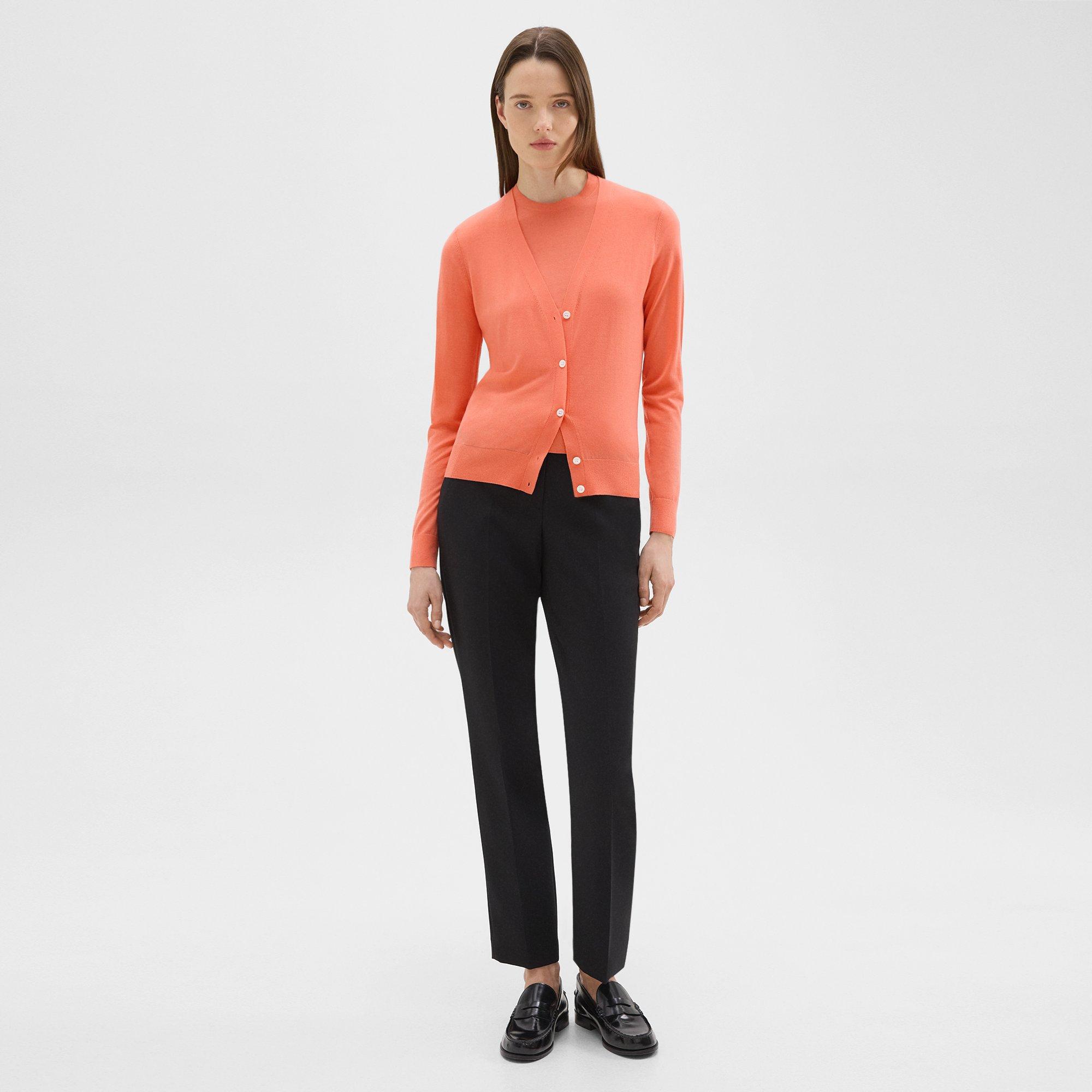 V-Neck Cardigan in Regal Wool