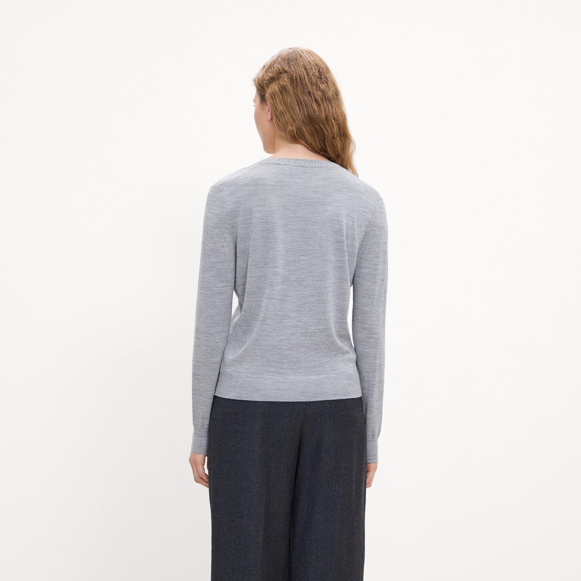 V-Neck Cardigan in Regal Wool