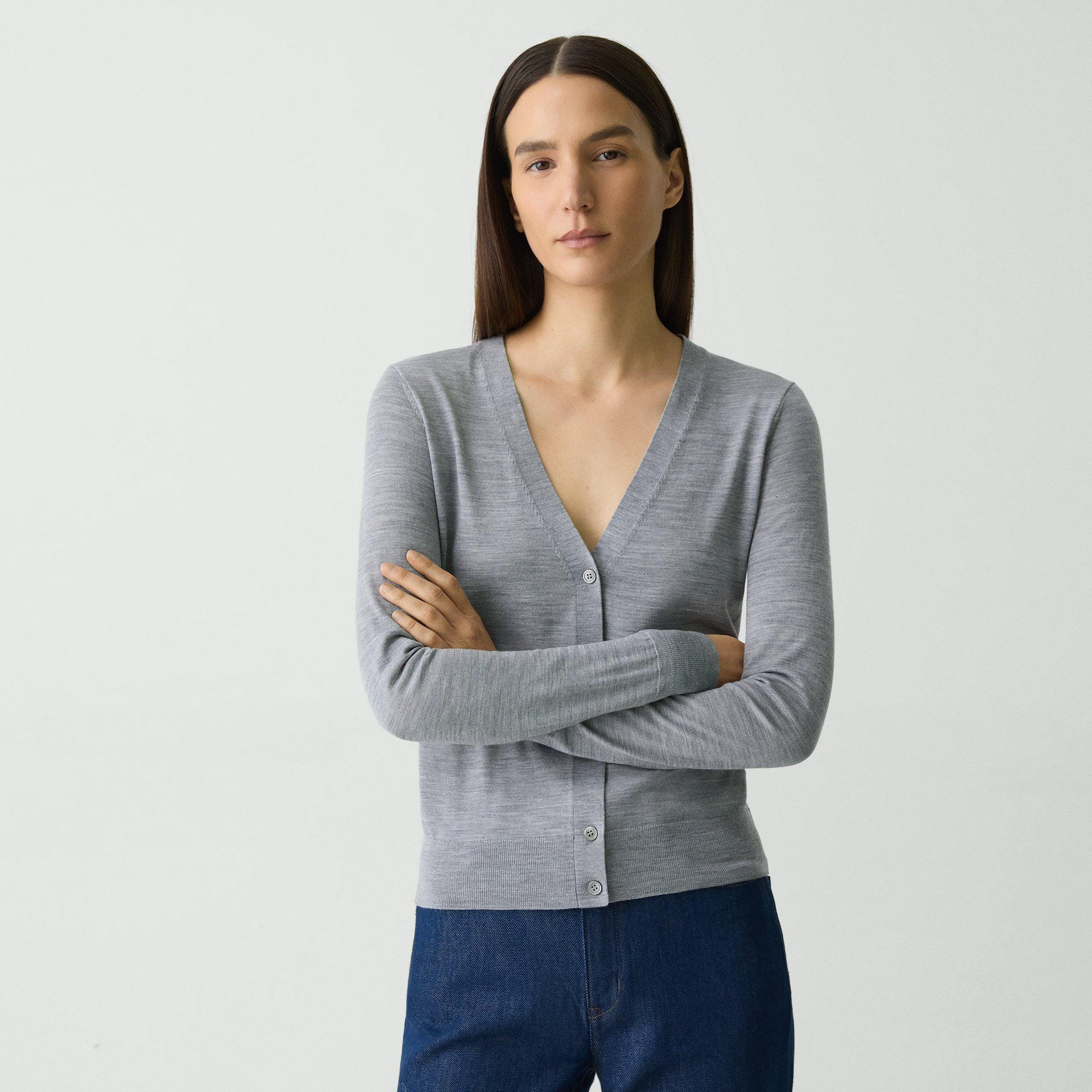 Theory v shop neck cardigan