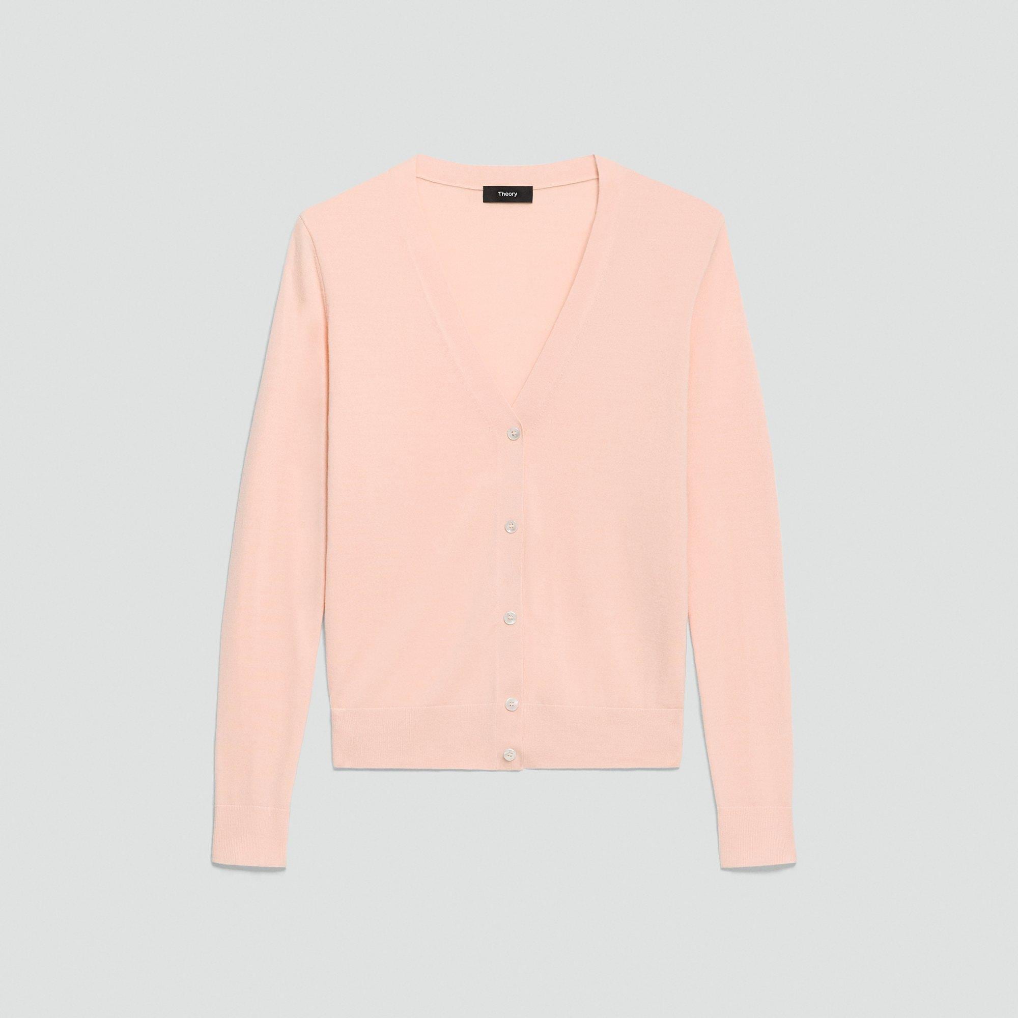 V-Neck Cardigan in Regal Wool