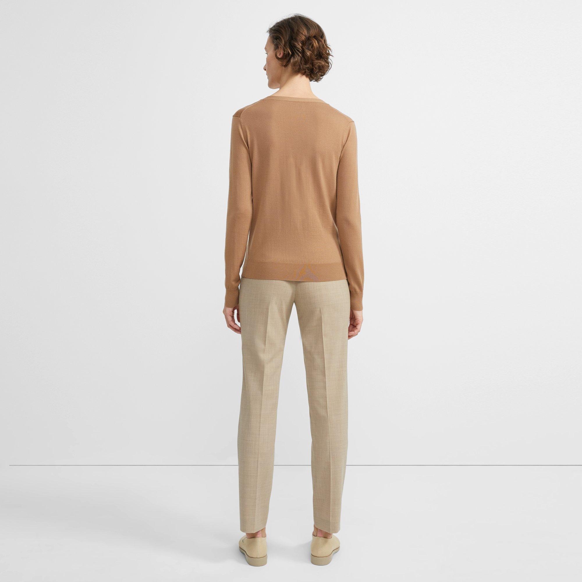 V-Neck Cardigan in Regal Wool