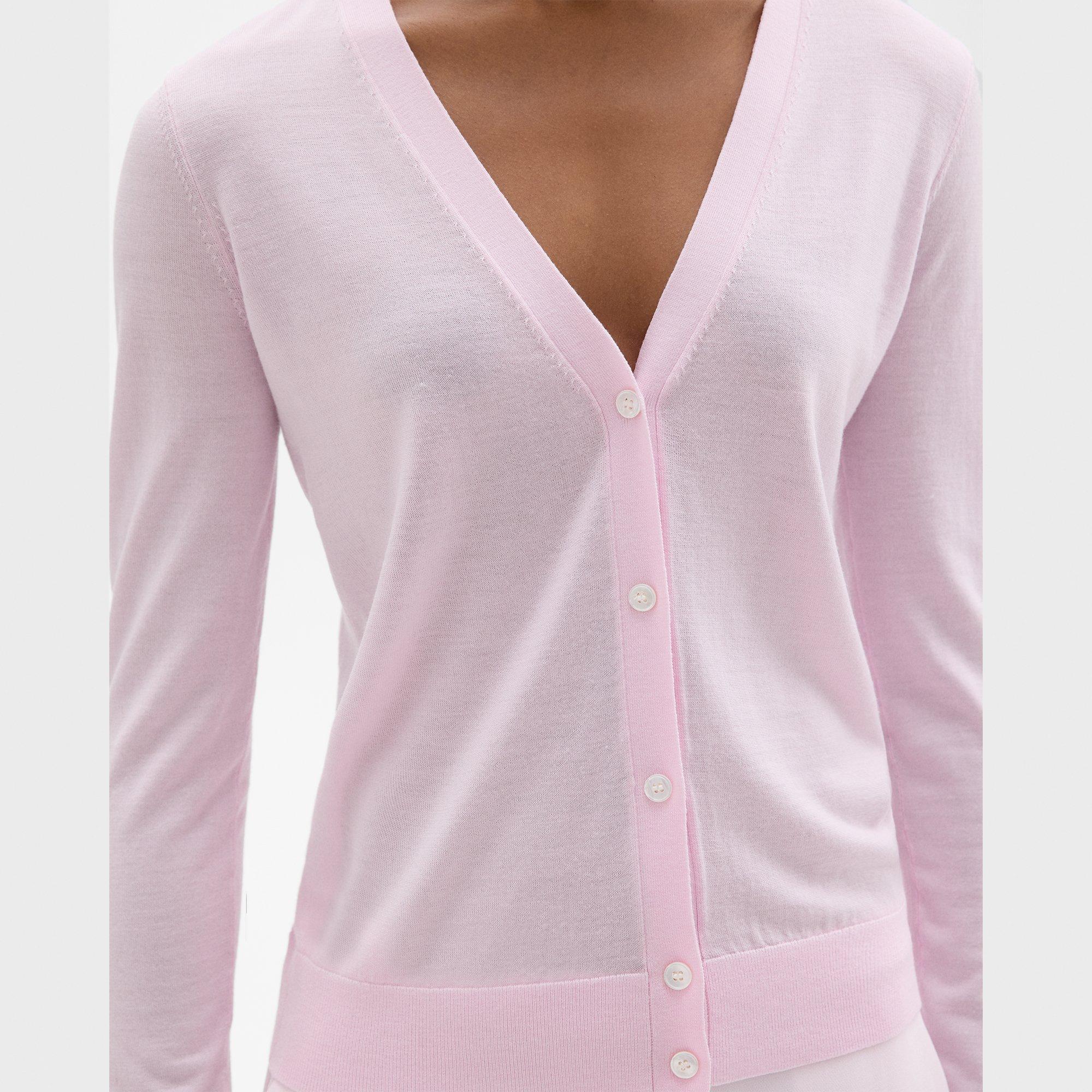 V-Neck Cardigan in Regal Wool