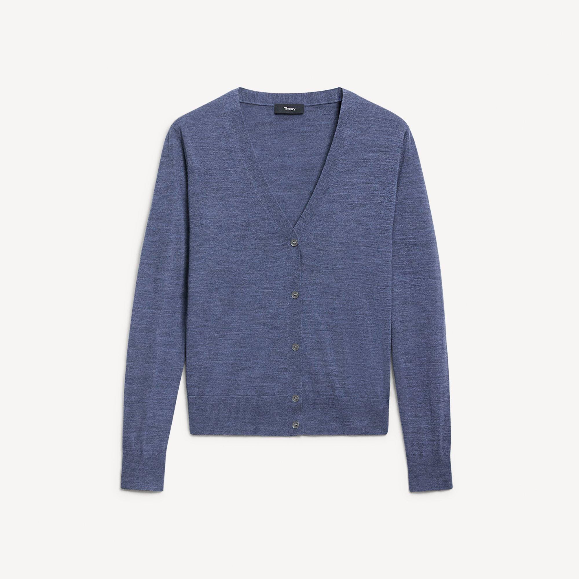V-Neck Cardigan in Regal Wool