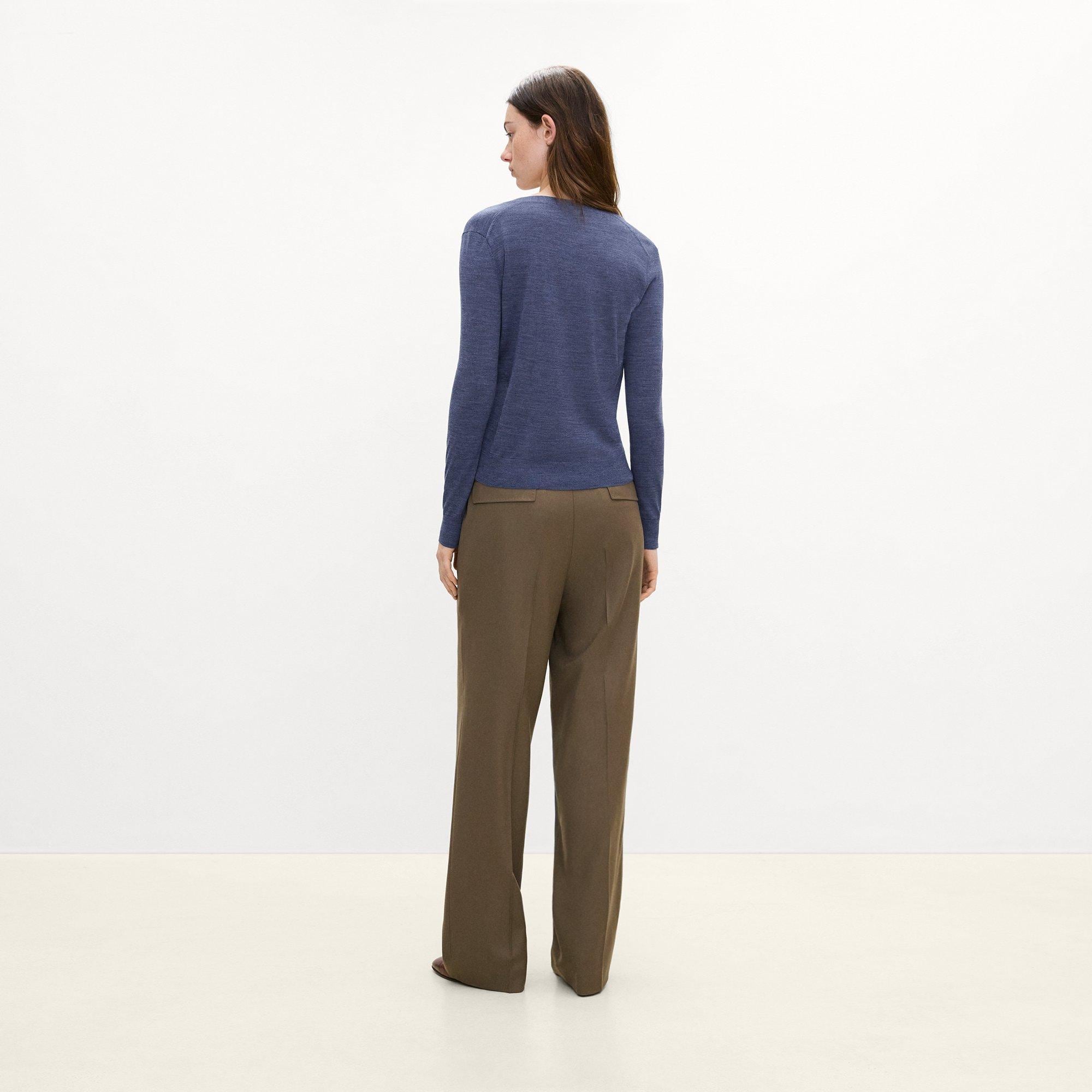V-Neck Cardigan in Regal Wool