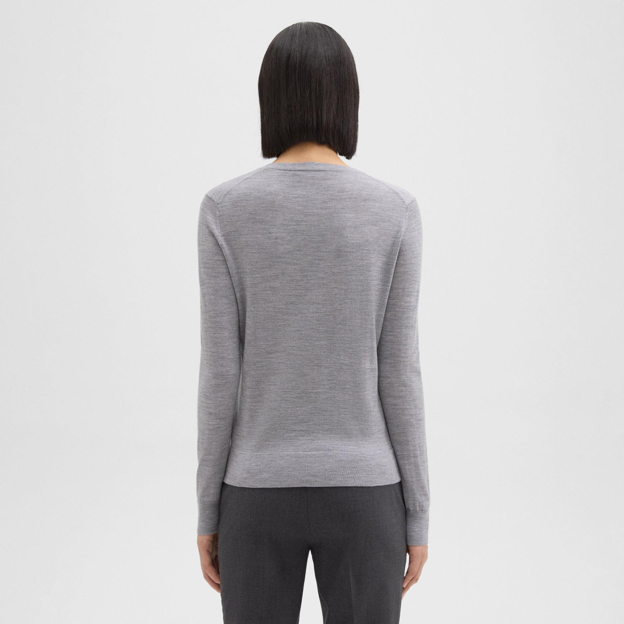 V-Neck Sweater in Regal Wool