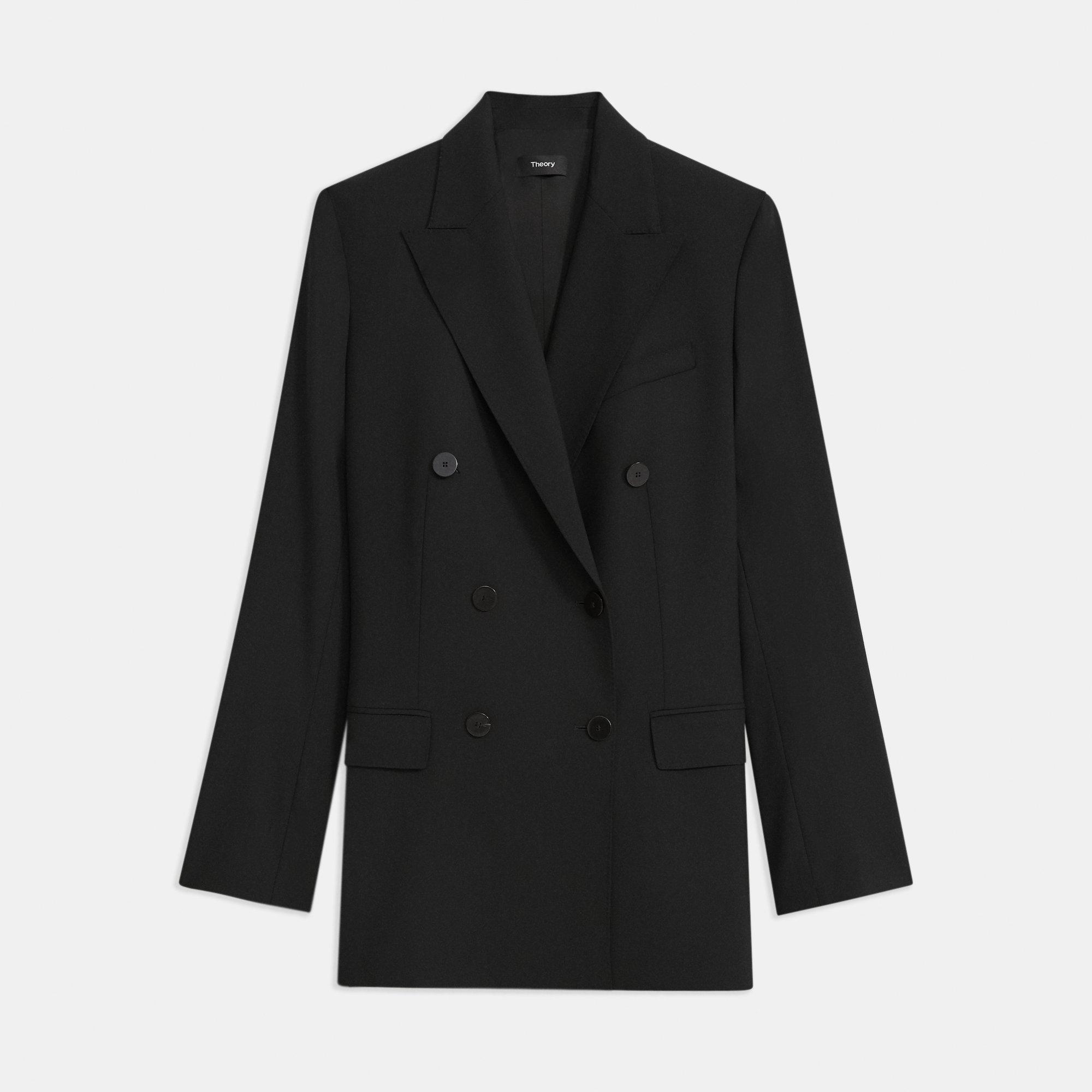 Blazer à double boutonnage en laine Good Wool