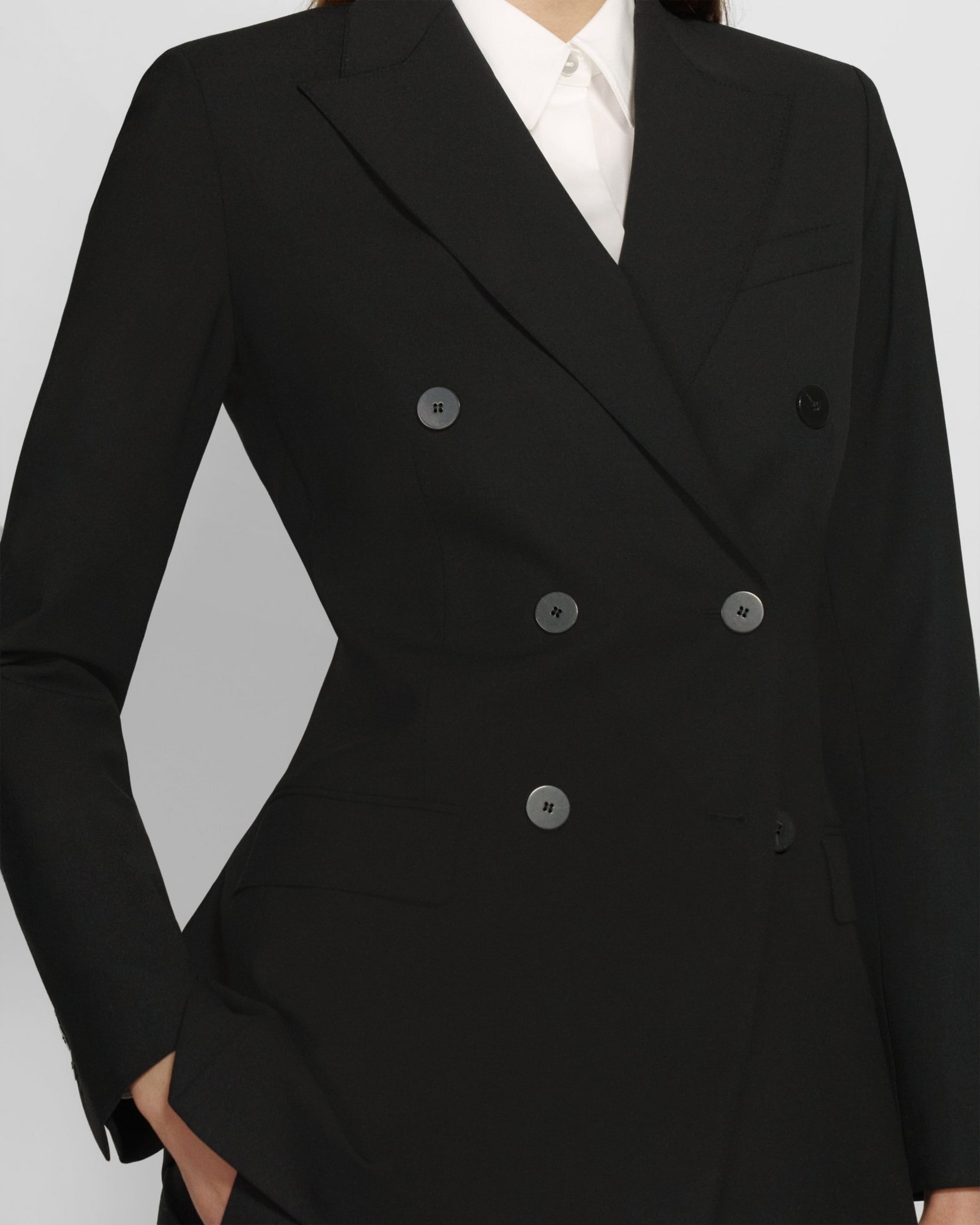 Double-Breasted Blazer in Good Wool