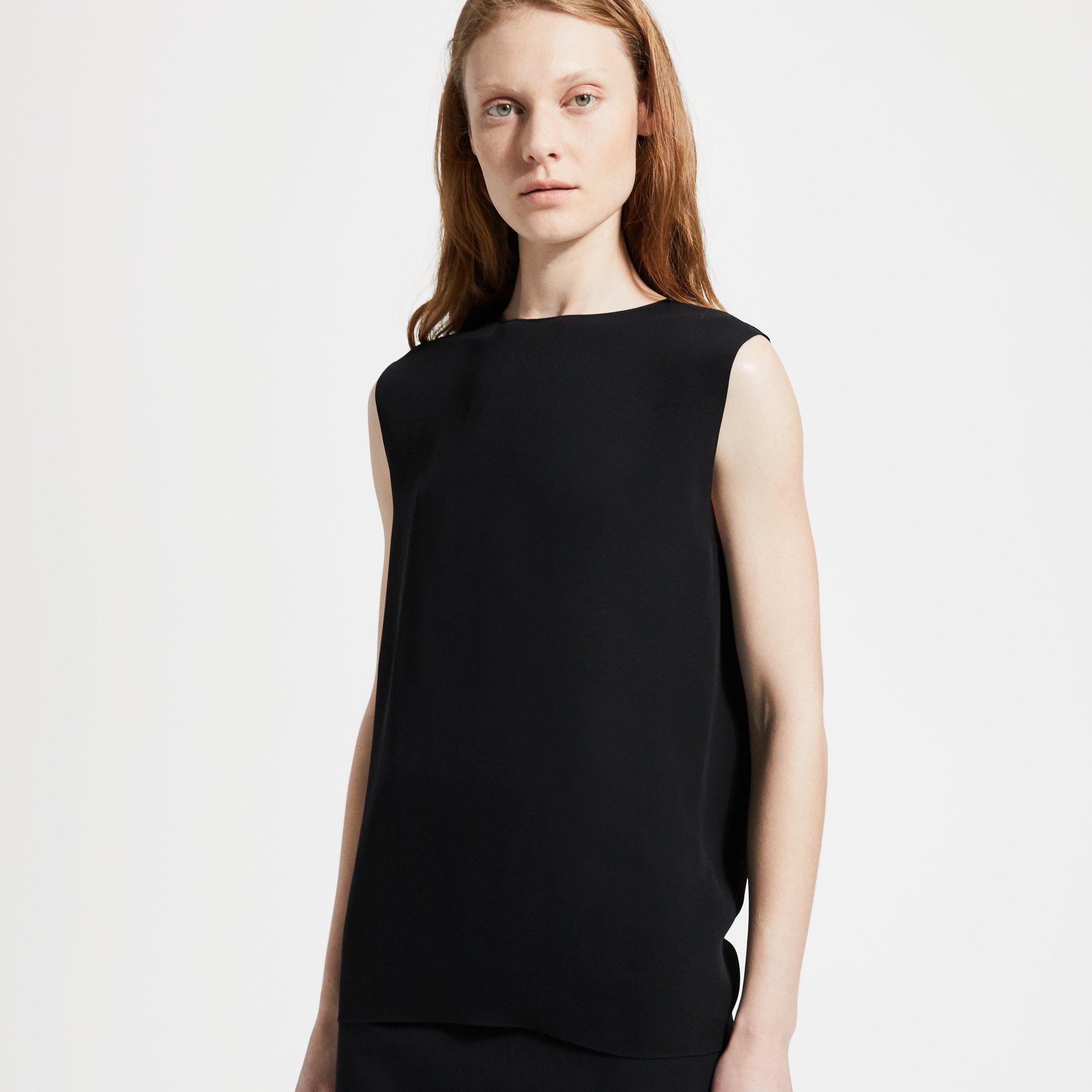 夏最終SALE】Theory シルク TOPS