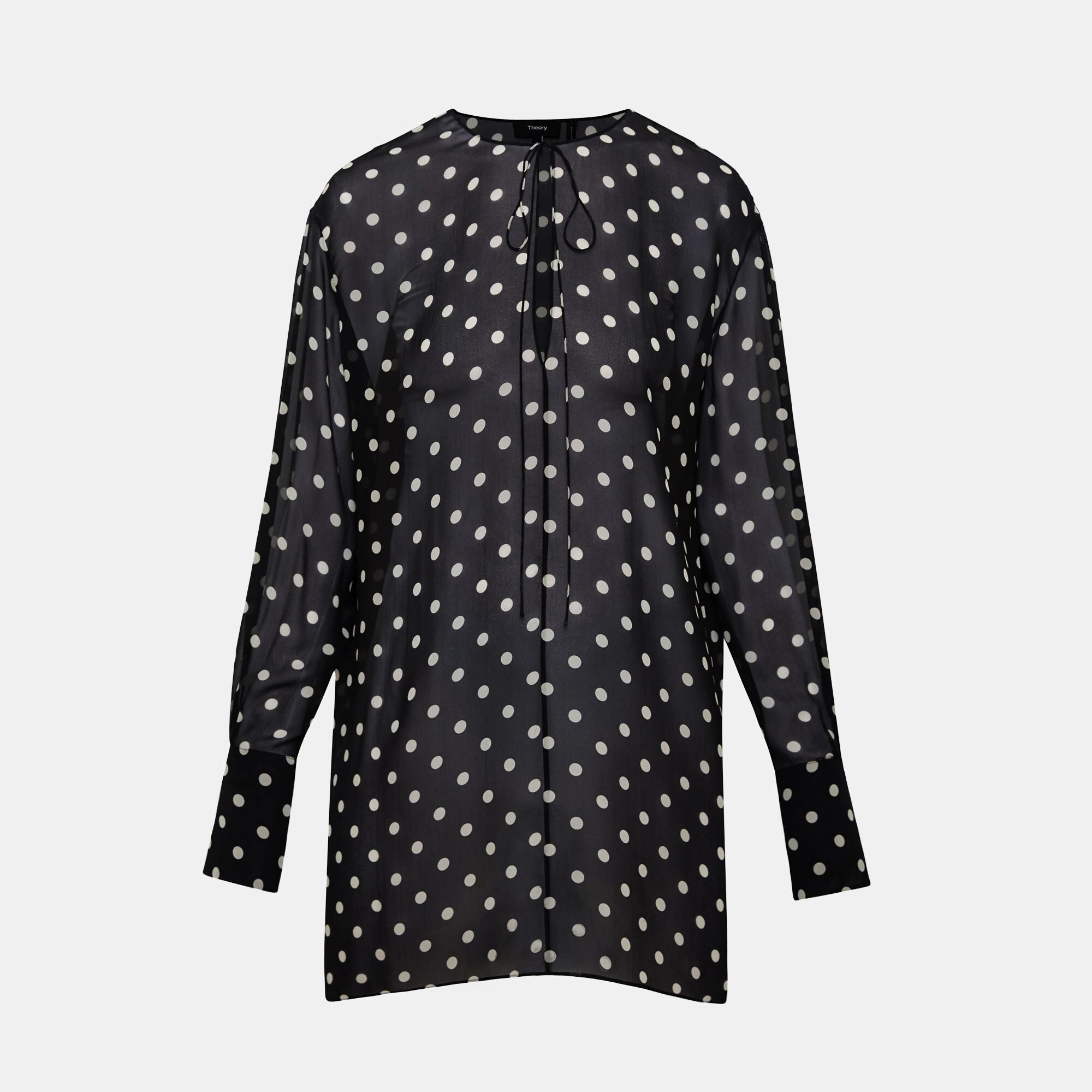 Polka Dot Fluid Tunic
