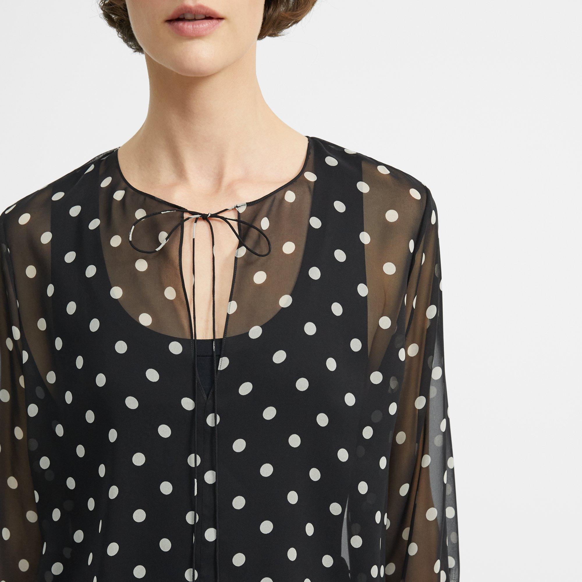 Polka Dot Fluid Tunic