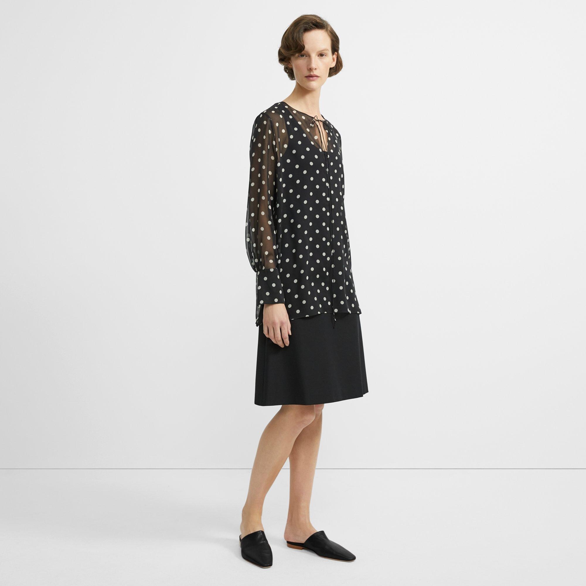 Polka Dot Fluid Tunic