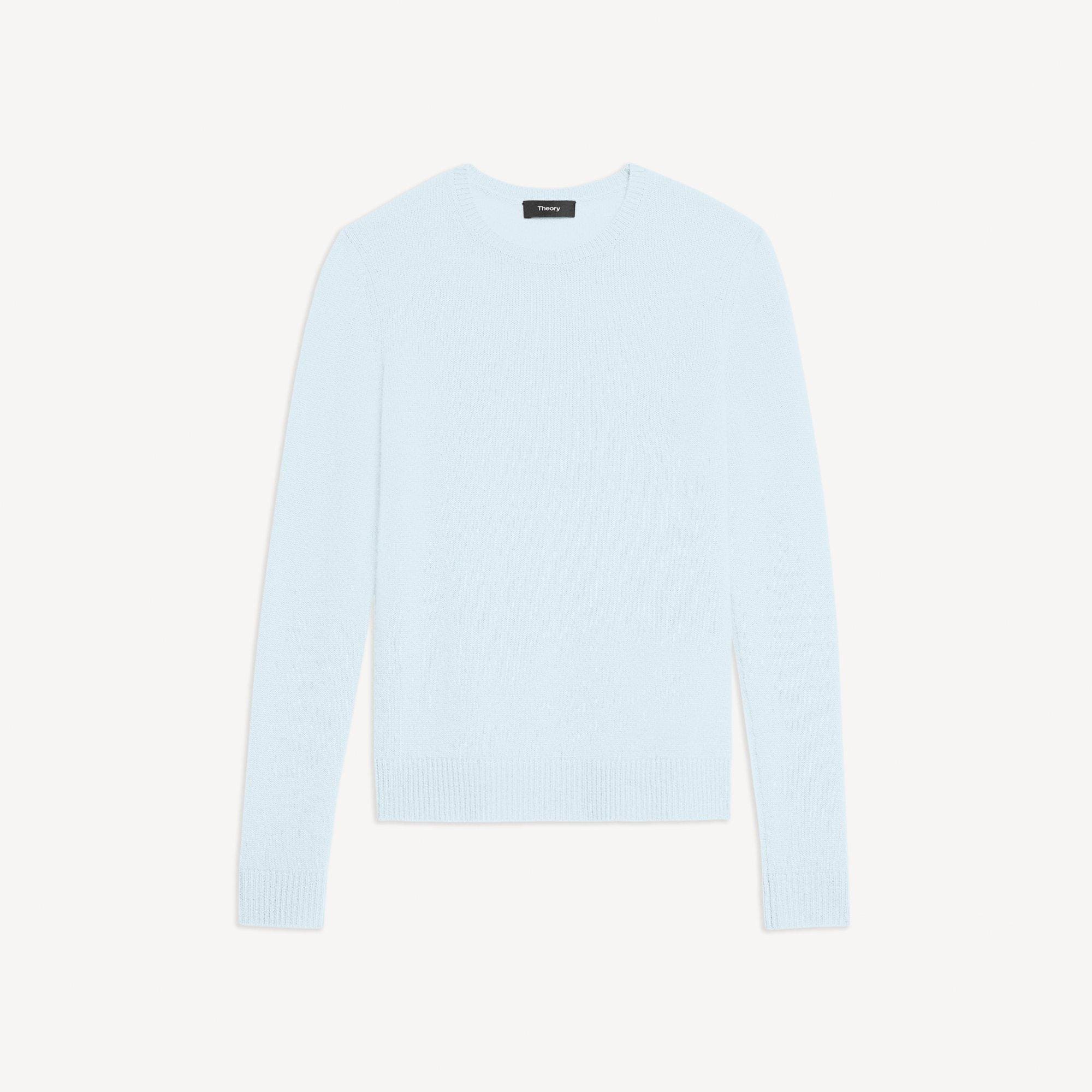 Crewneck Sweater in Feather Cashmere