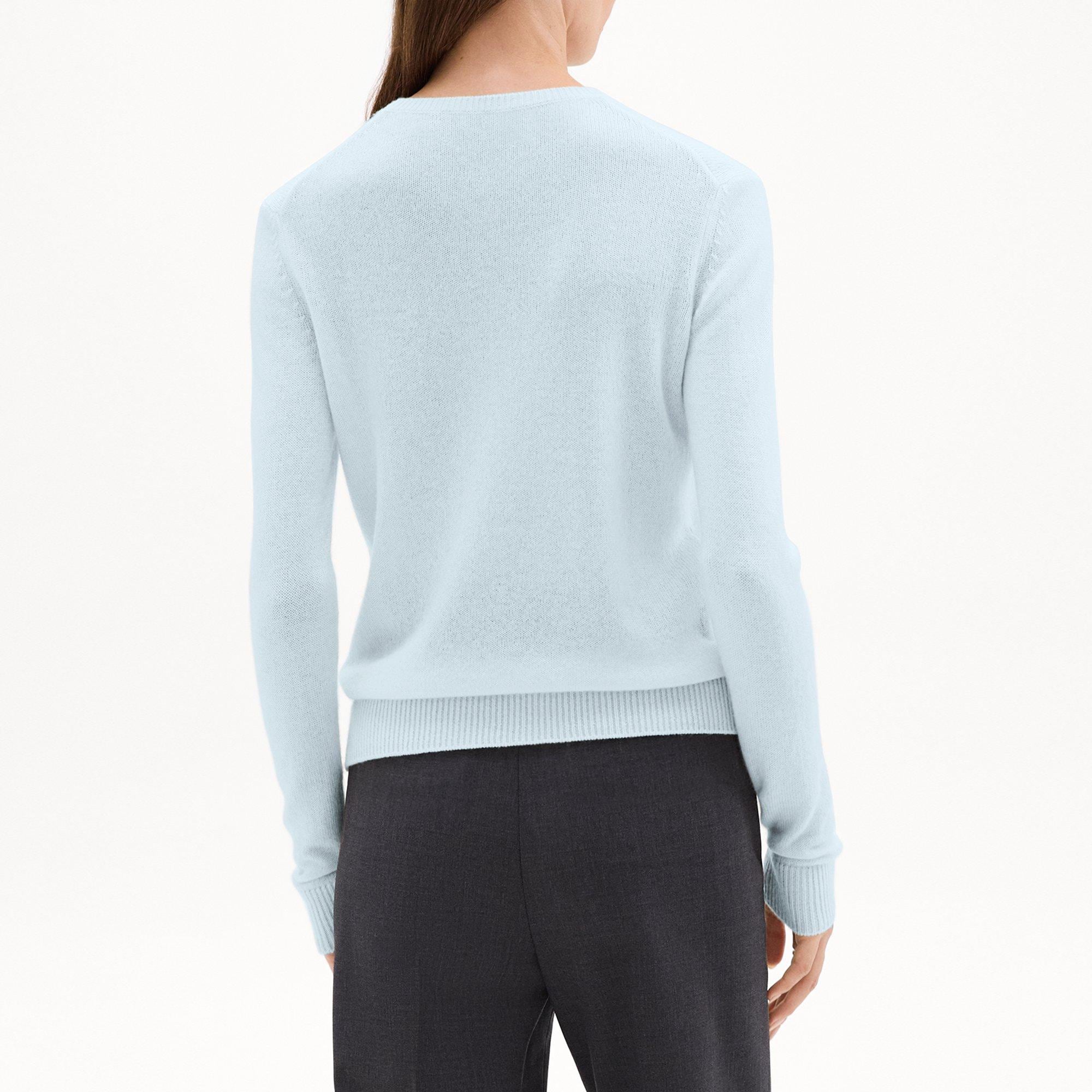Crewneck Sweater in Feather Cashmere