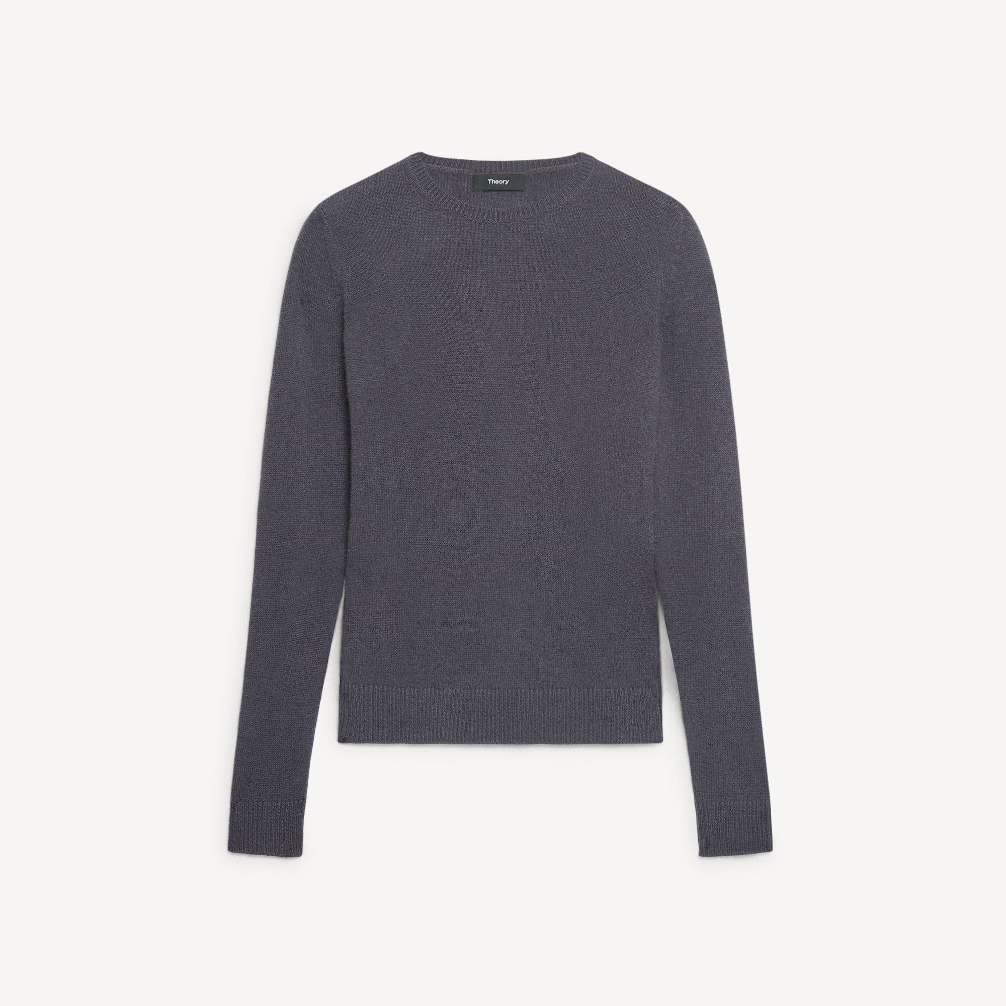 Crewneck Sweater in Feather Cashmere