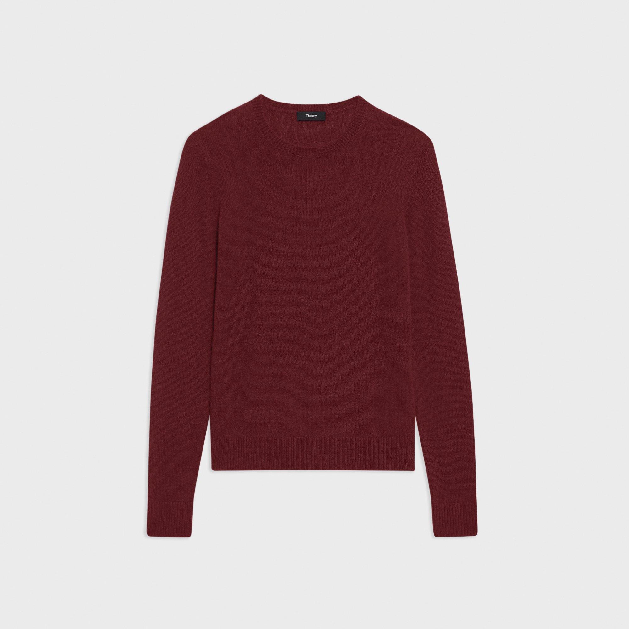 Crewneck Sweater in Feather Cashmere