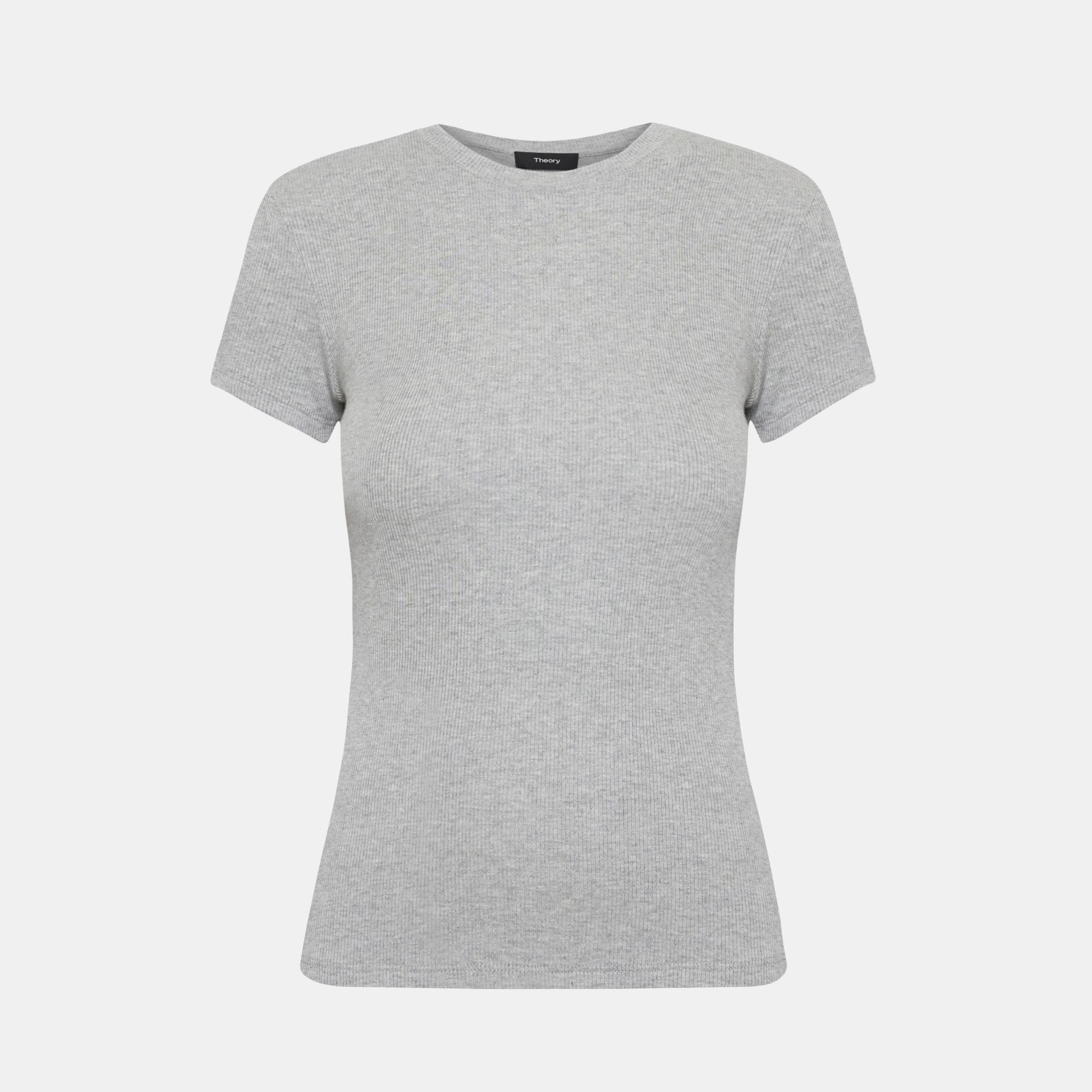 Tiny Tee in Ribbed Cotton