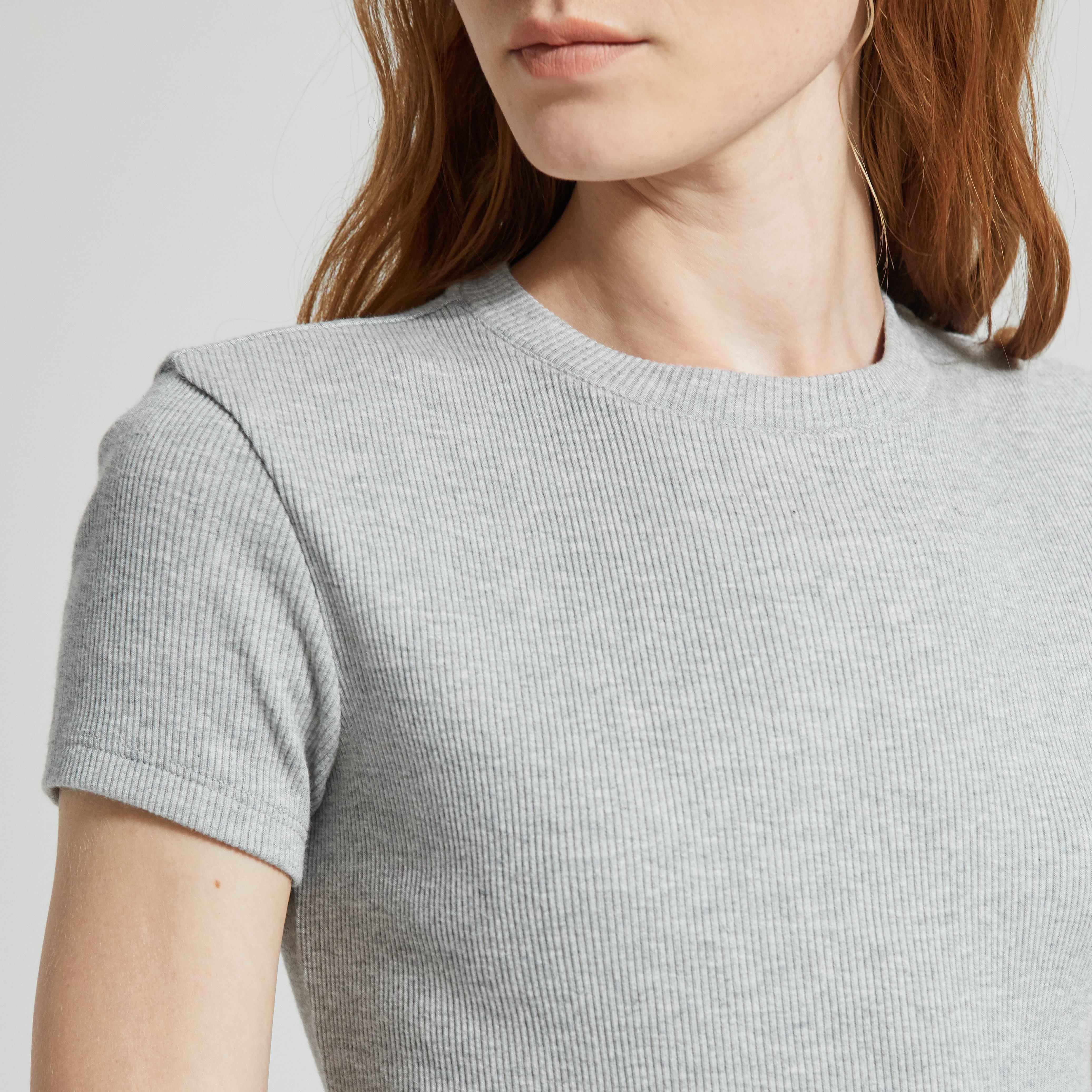 Tiny Tee in Ribbed Cotton