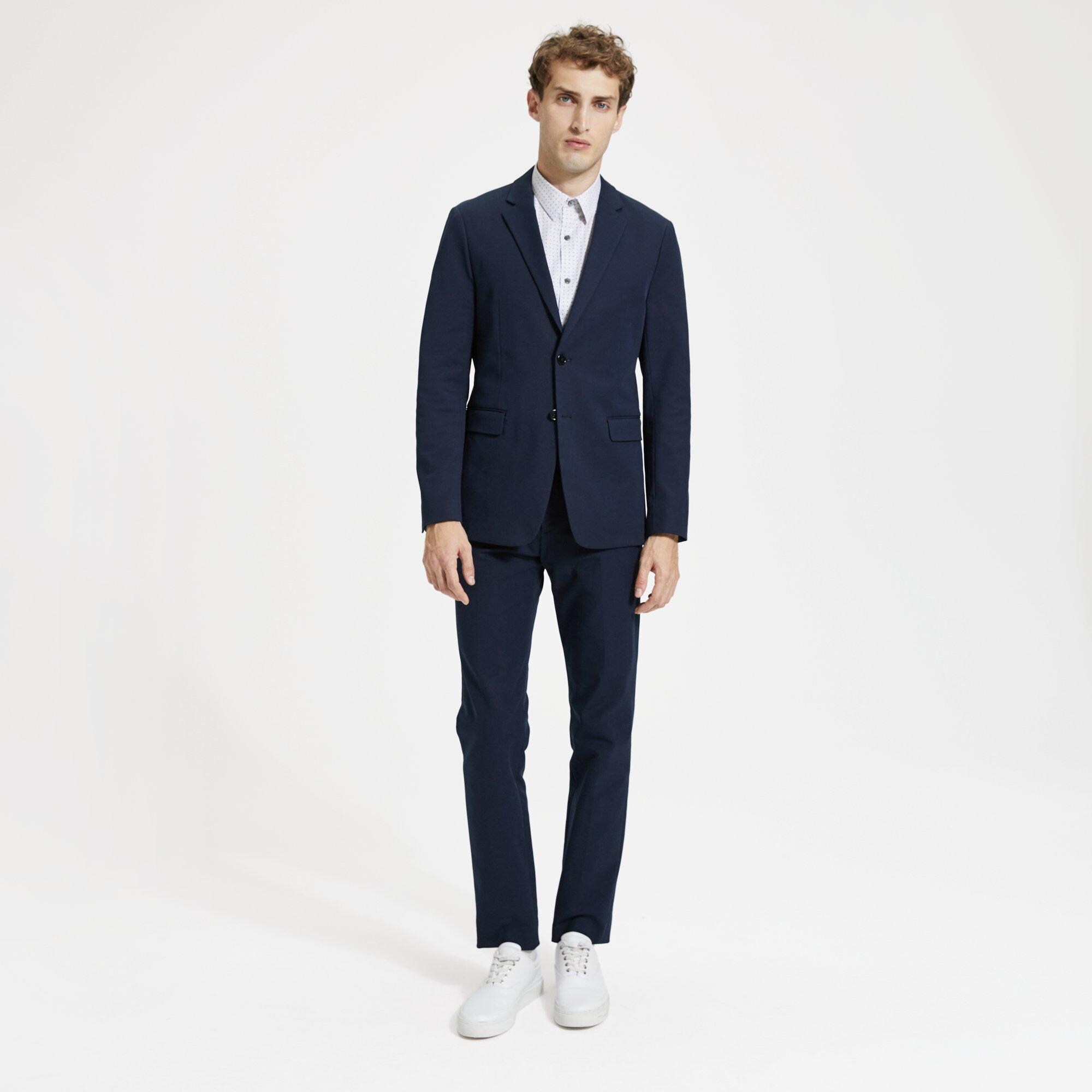 Clinton Blazer in Double Stretch Cotton
