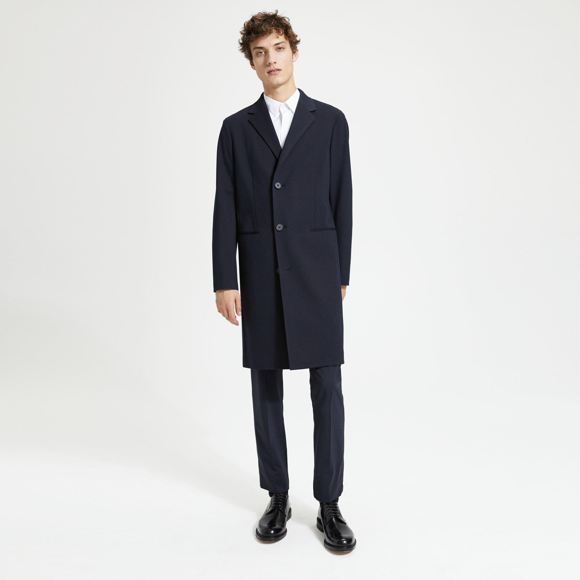 Bi-Color Ponte Coat