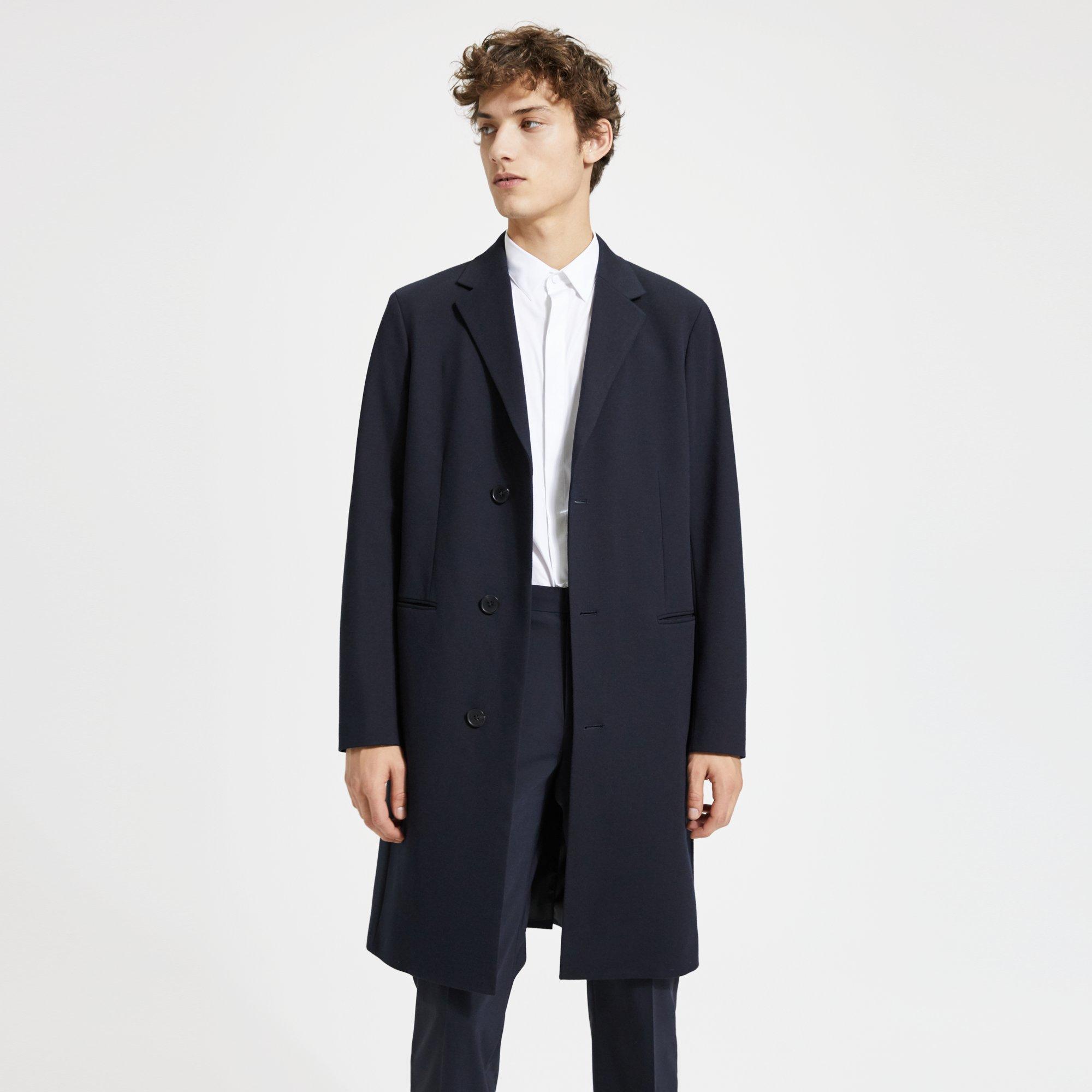 Bi-Color Ponte Coat