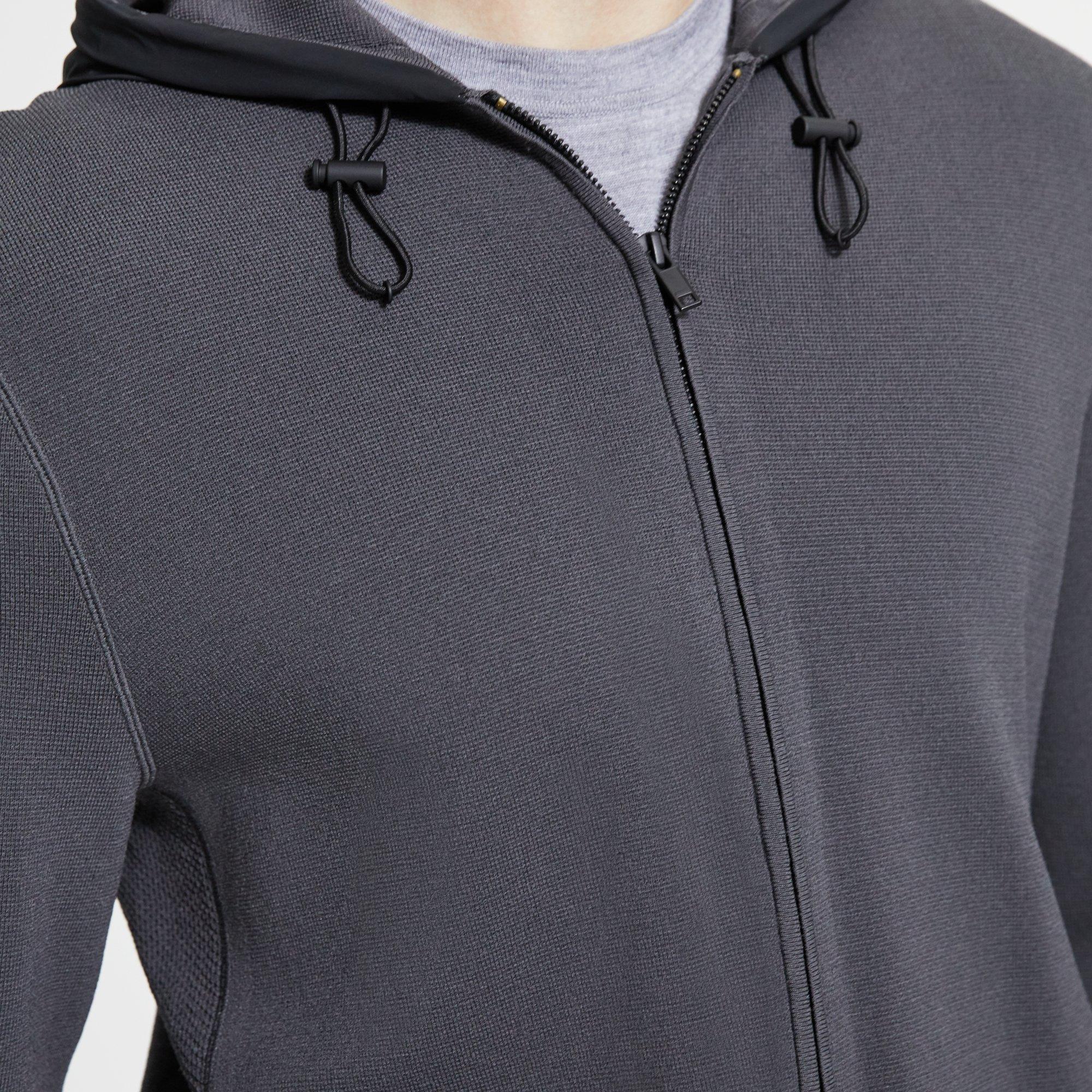 Neoprene Zip Hoodie