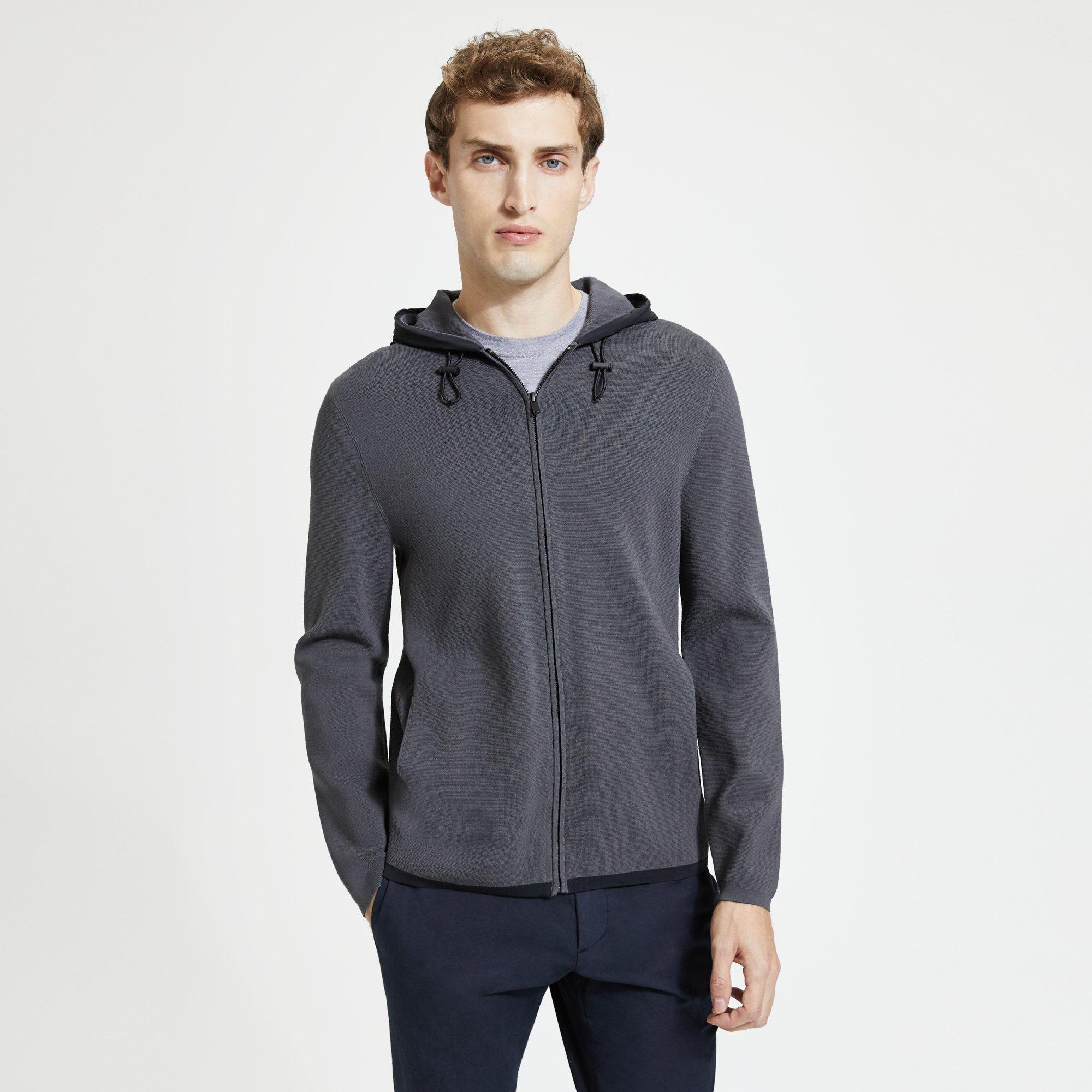 Neoprene Zip Hoodie