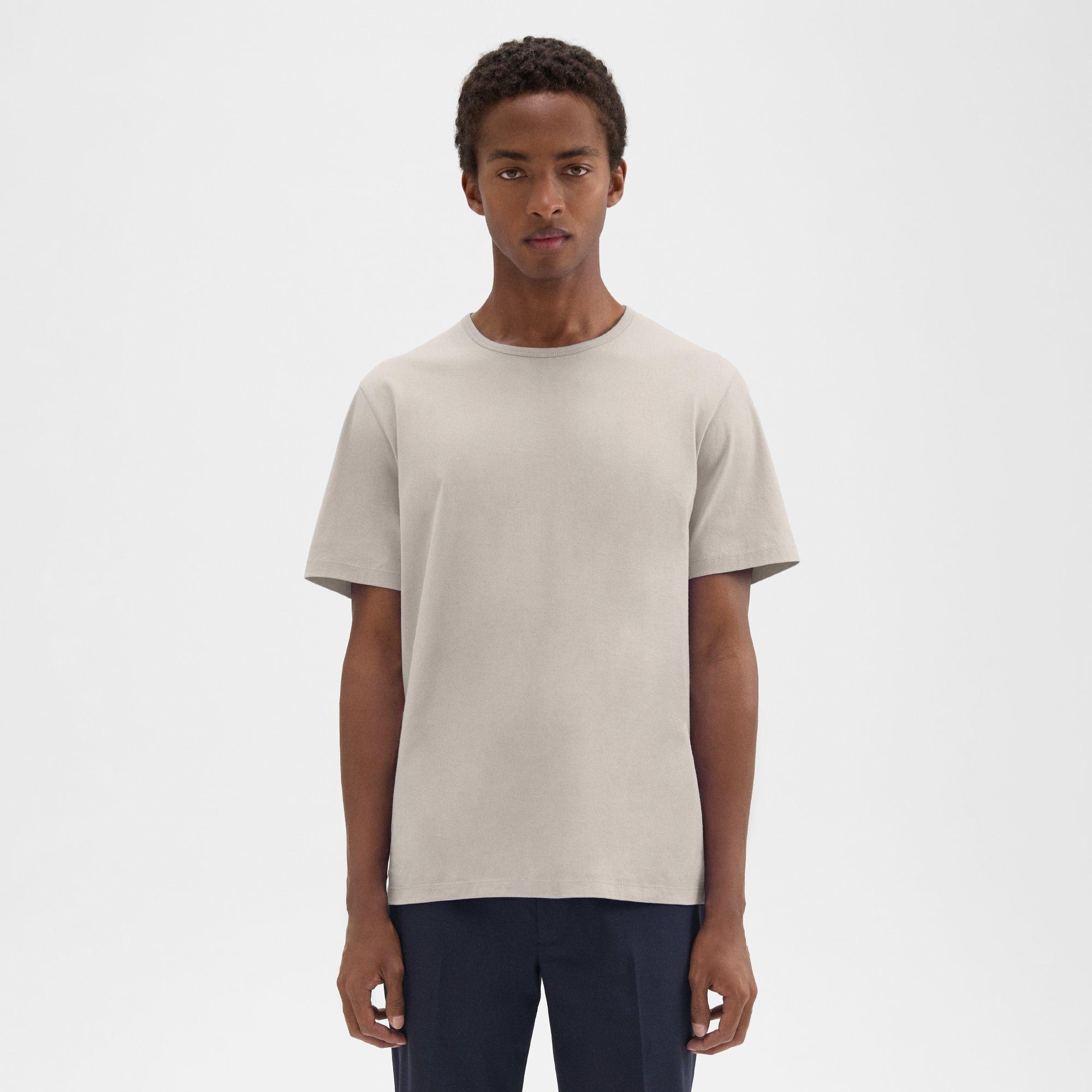 띠어리 Theory Precise Tee in Luxe Cotton Jersey,SAND