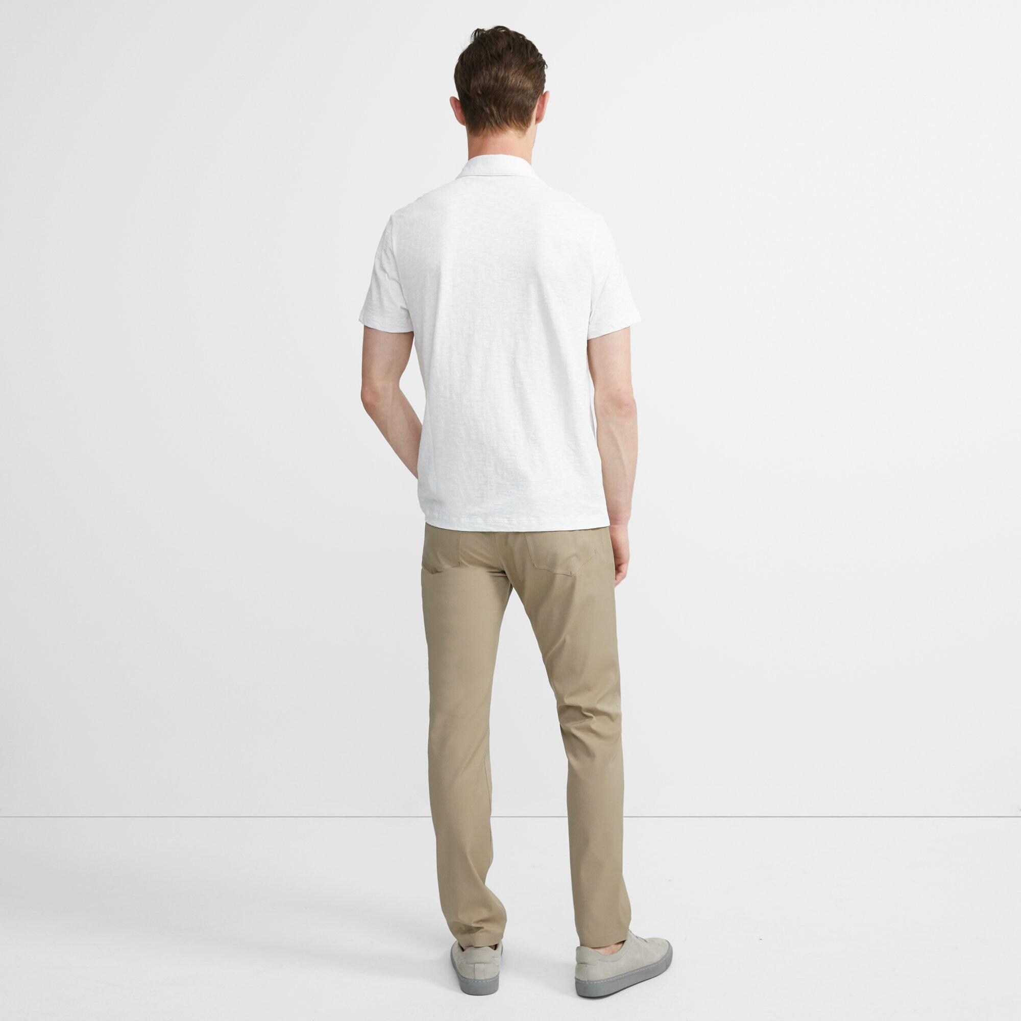 Polo Shirt in Slub Cotton