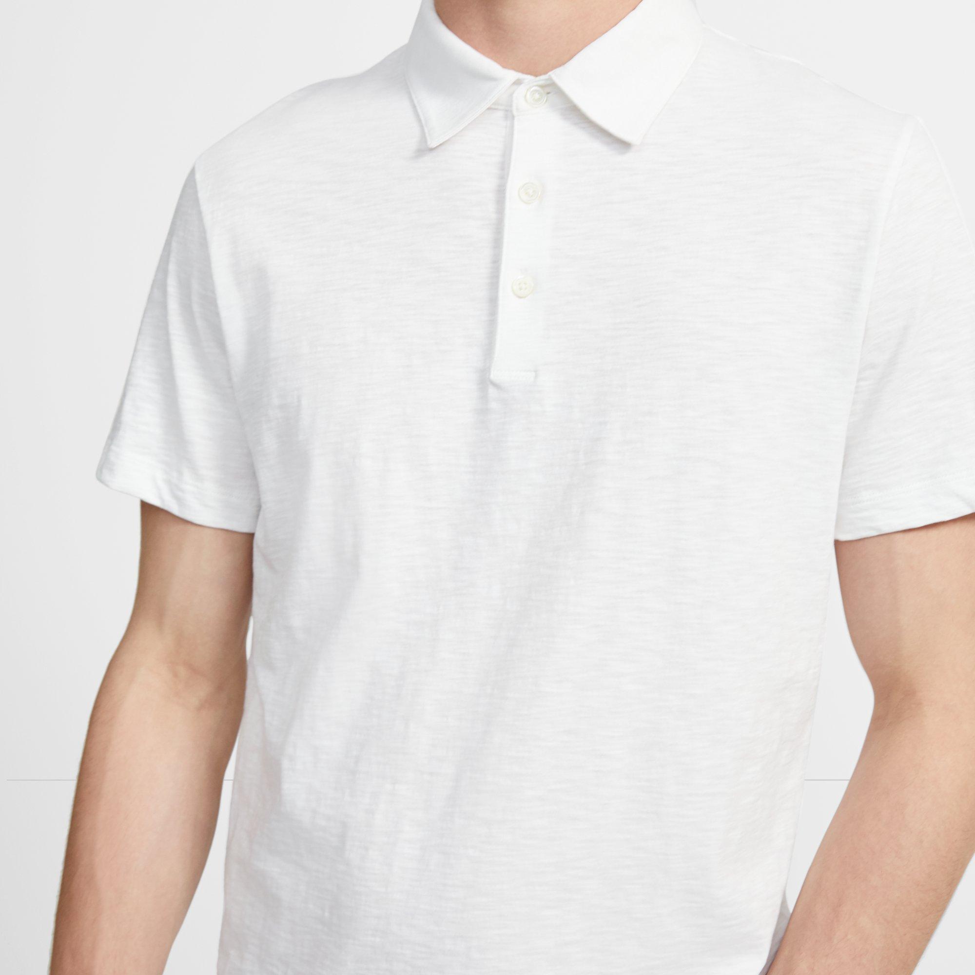 Polo Shirt in Slub Cotton