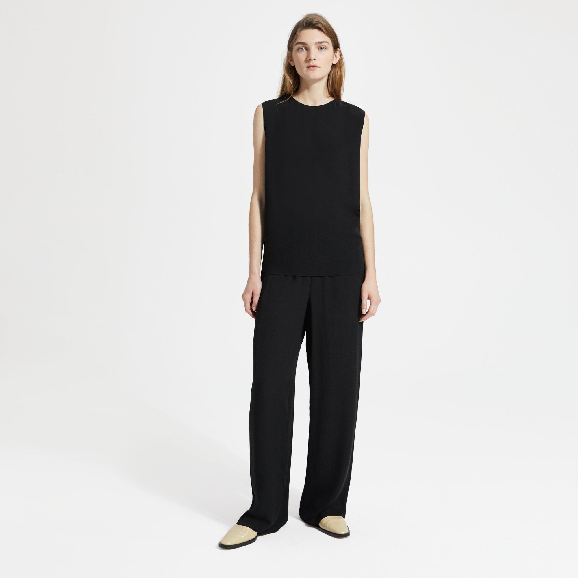 Theory Official Site | Silk Pull-On Pant