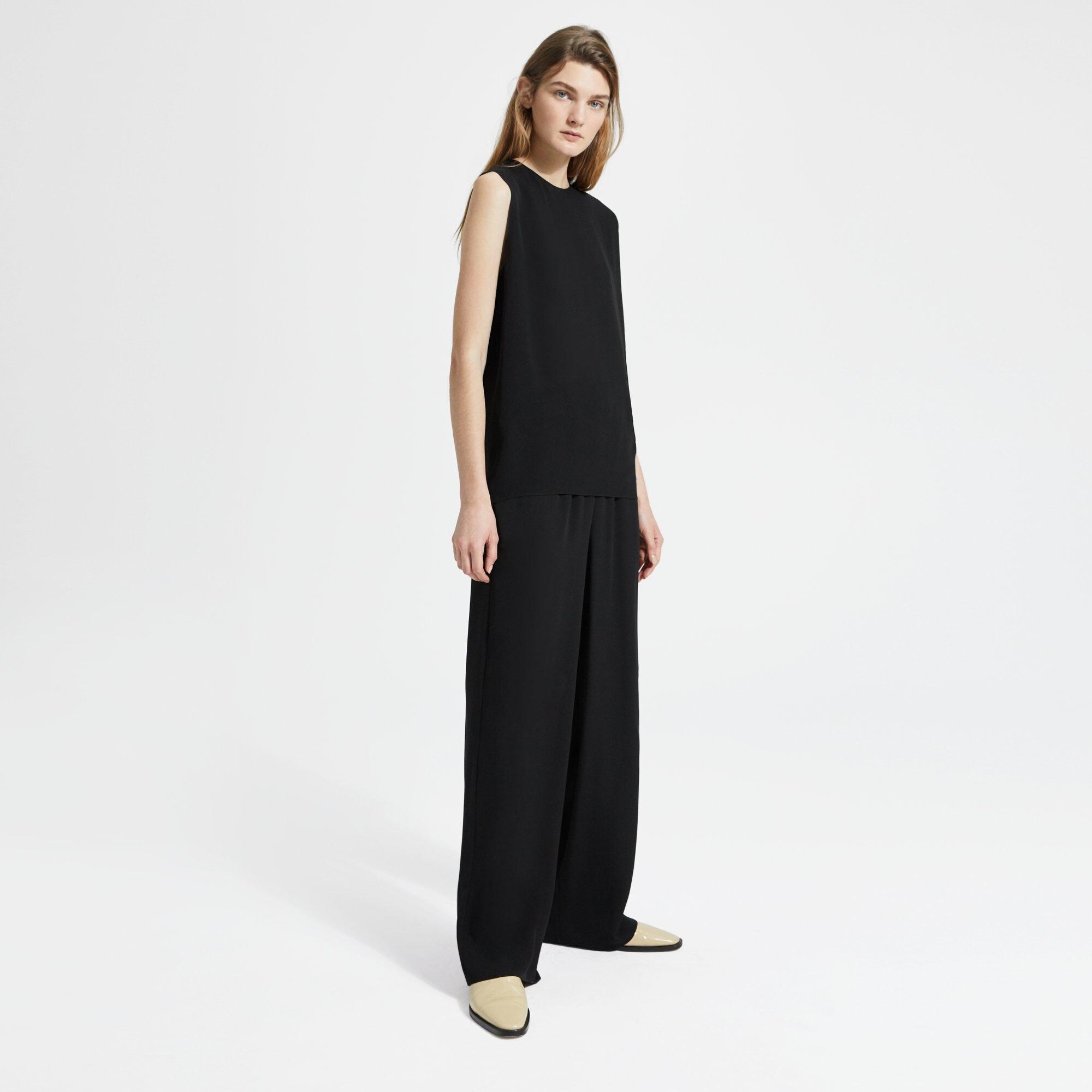 Silk Pull-On Pant