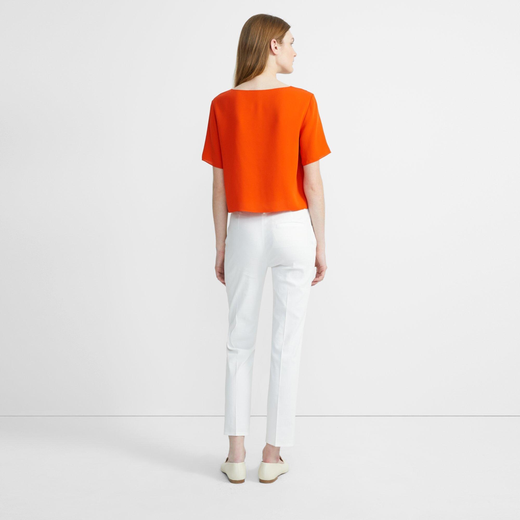 Silk Easy Woven Tee Shirt