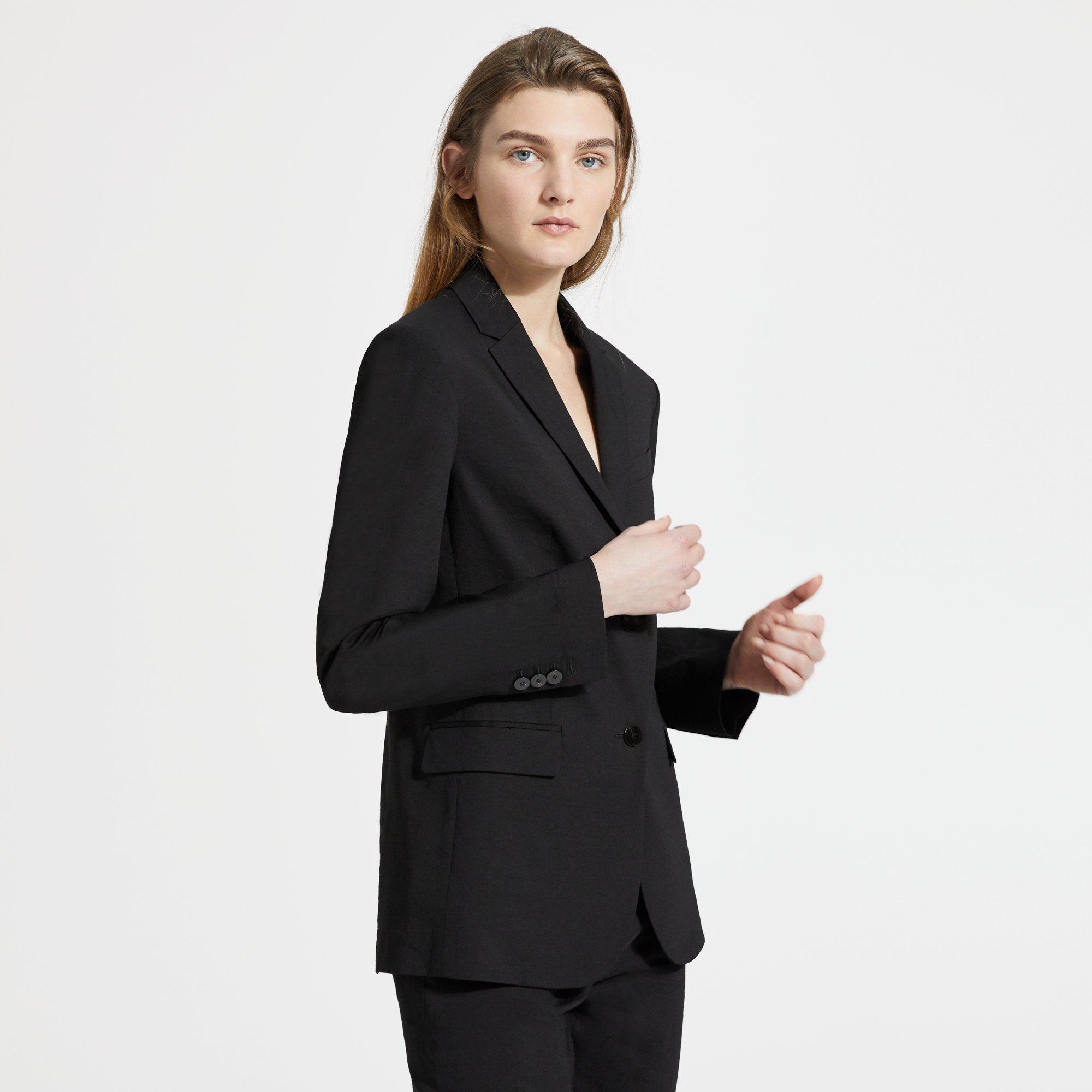 Theory Official Site Classic Blazer in Good Linen