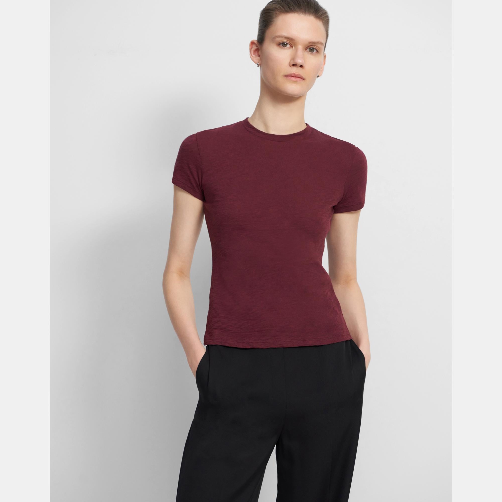 Tiny Tee in Organic Slub Cotton