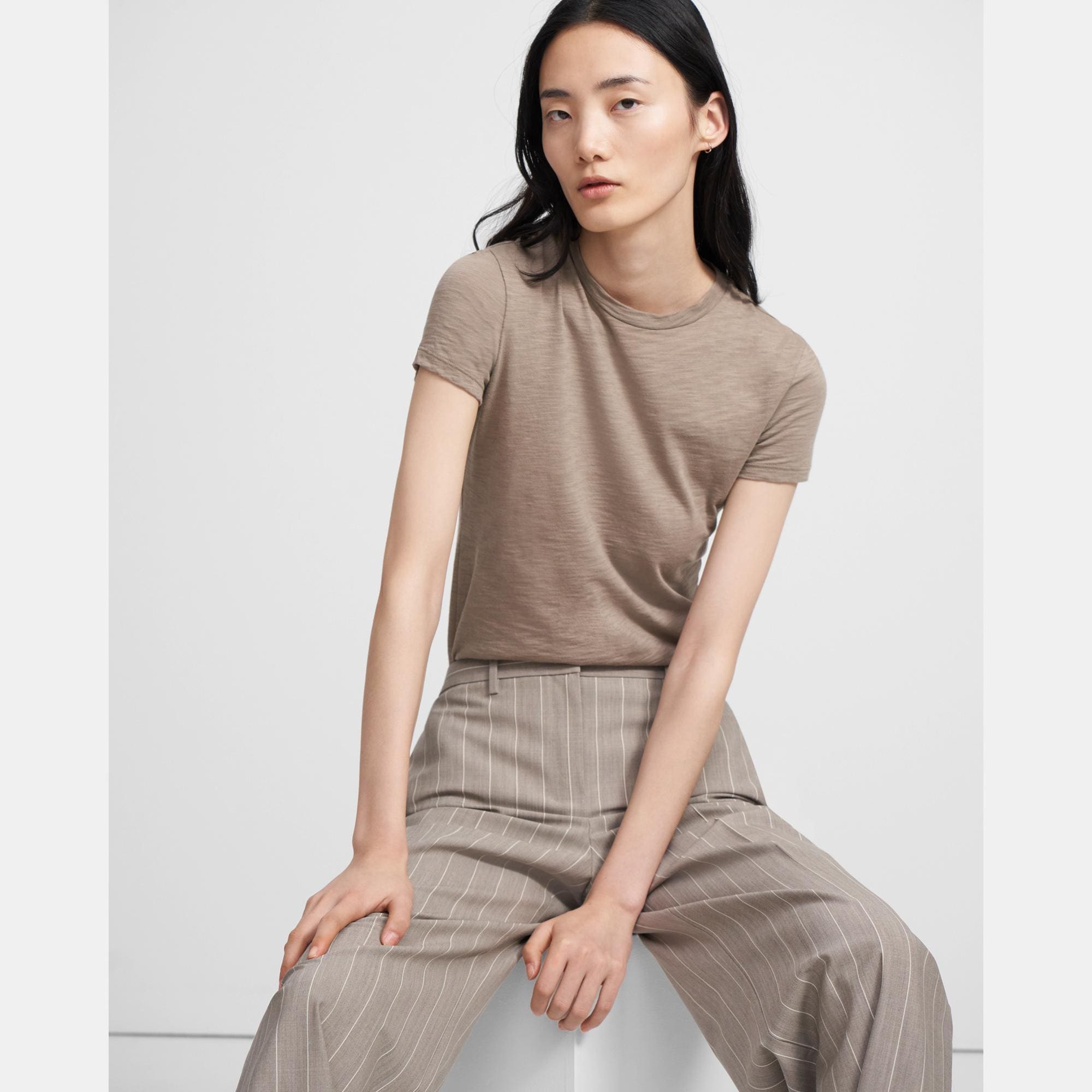 Tiny Tee in Organic Slub Cotton