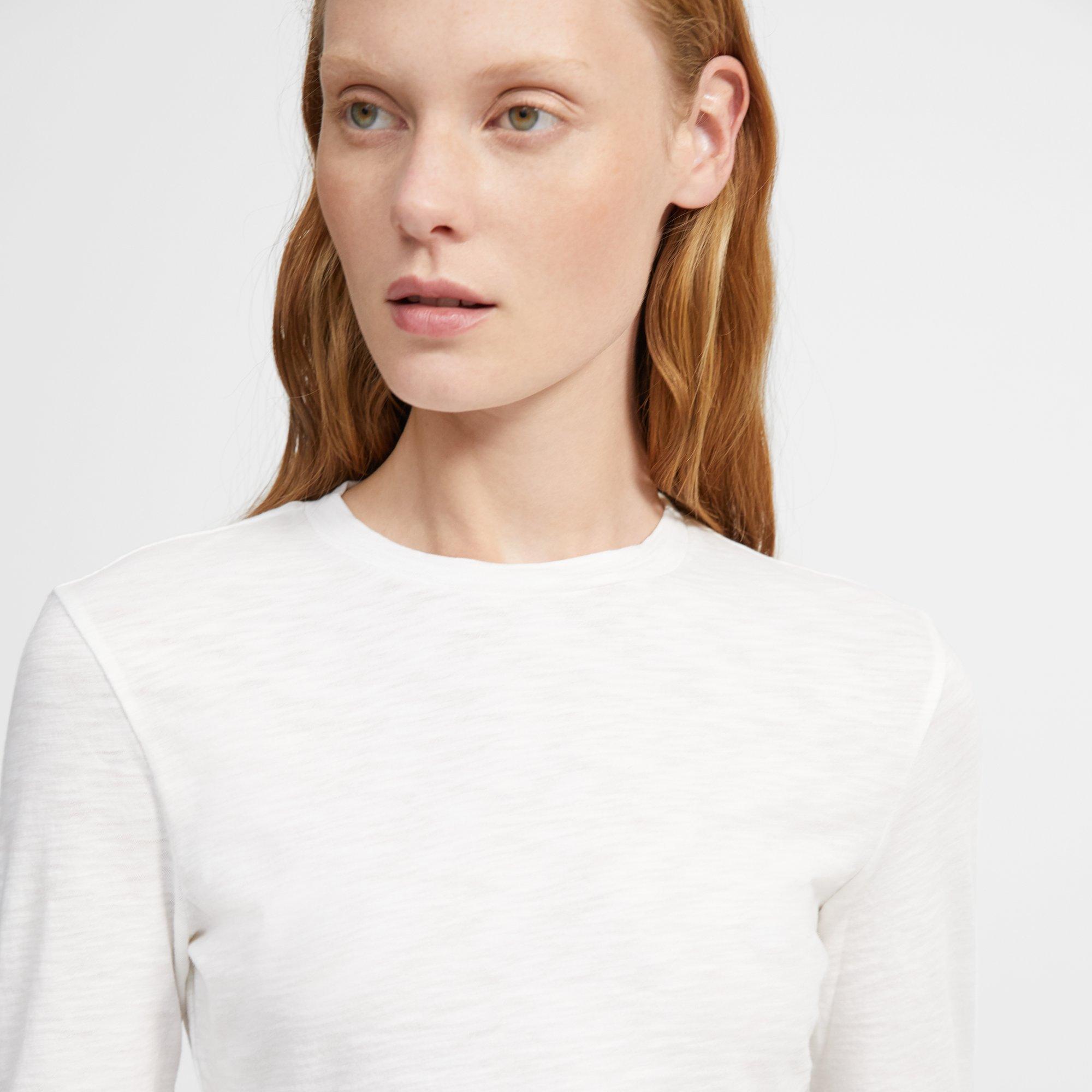 Tiny Long-Sleeve Tee in Organic Cotton