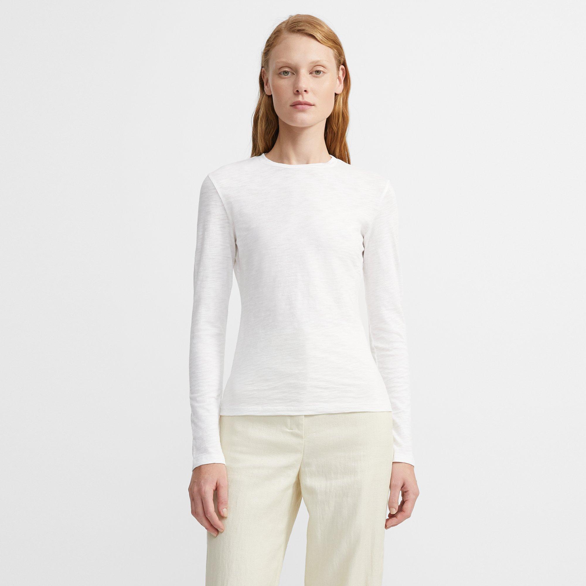 Tiny Long-Sleeve Tee in Organic Cotton