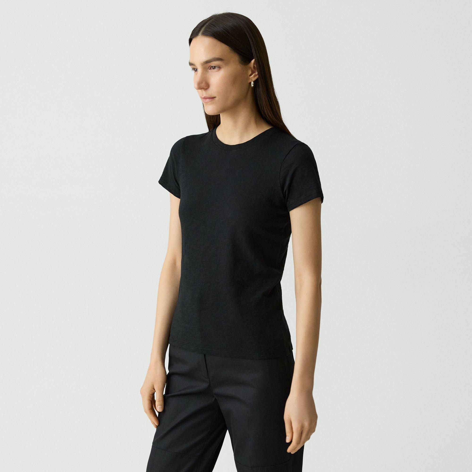 Rodiona Tee in Organic Slub Cotton