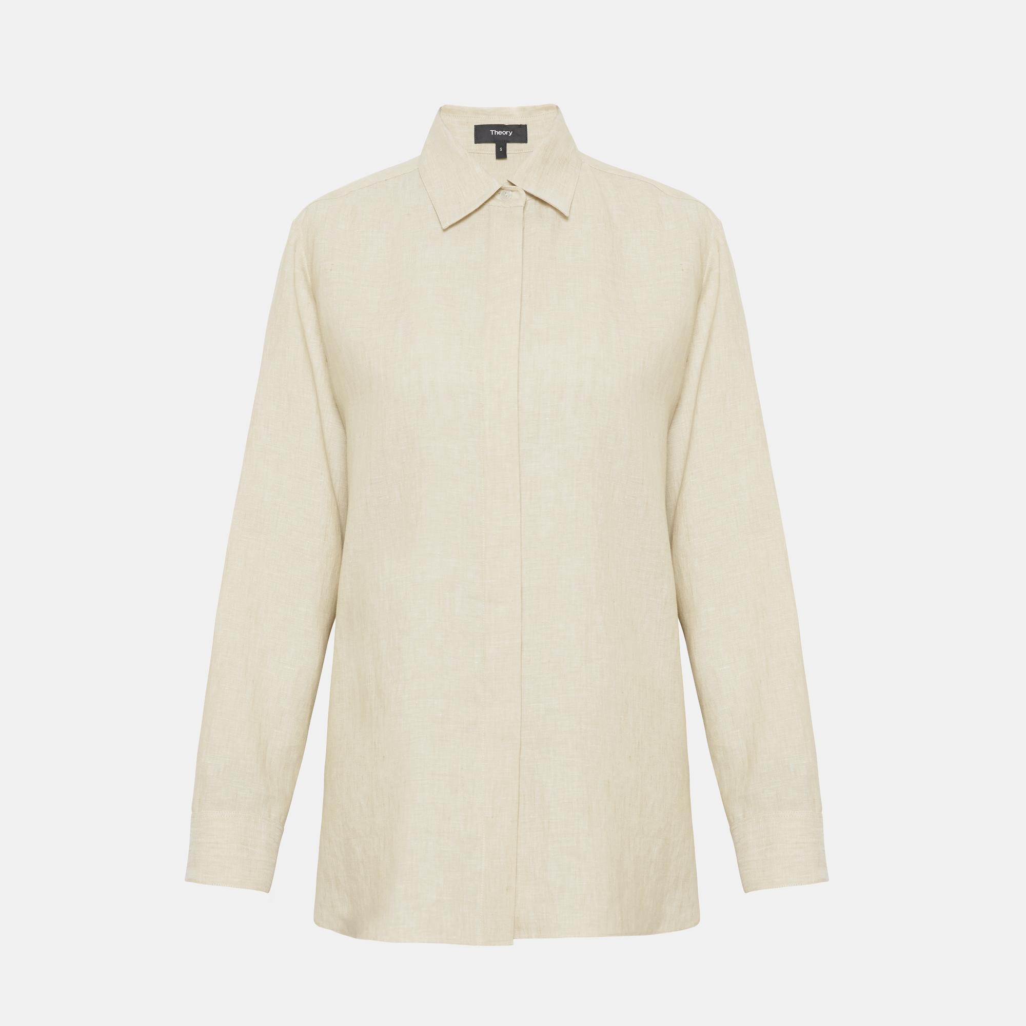 Pure Linen Menswear Shirt