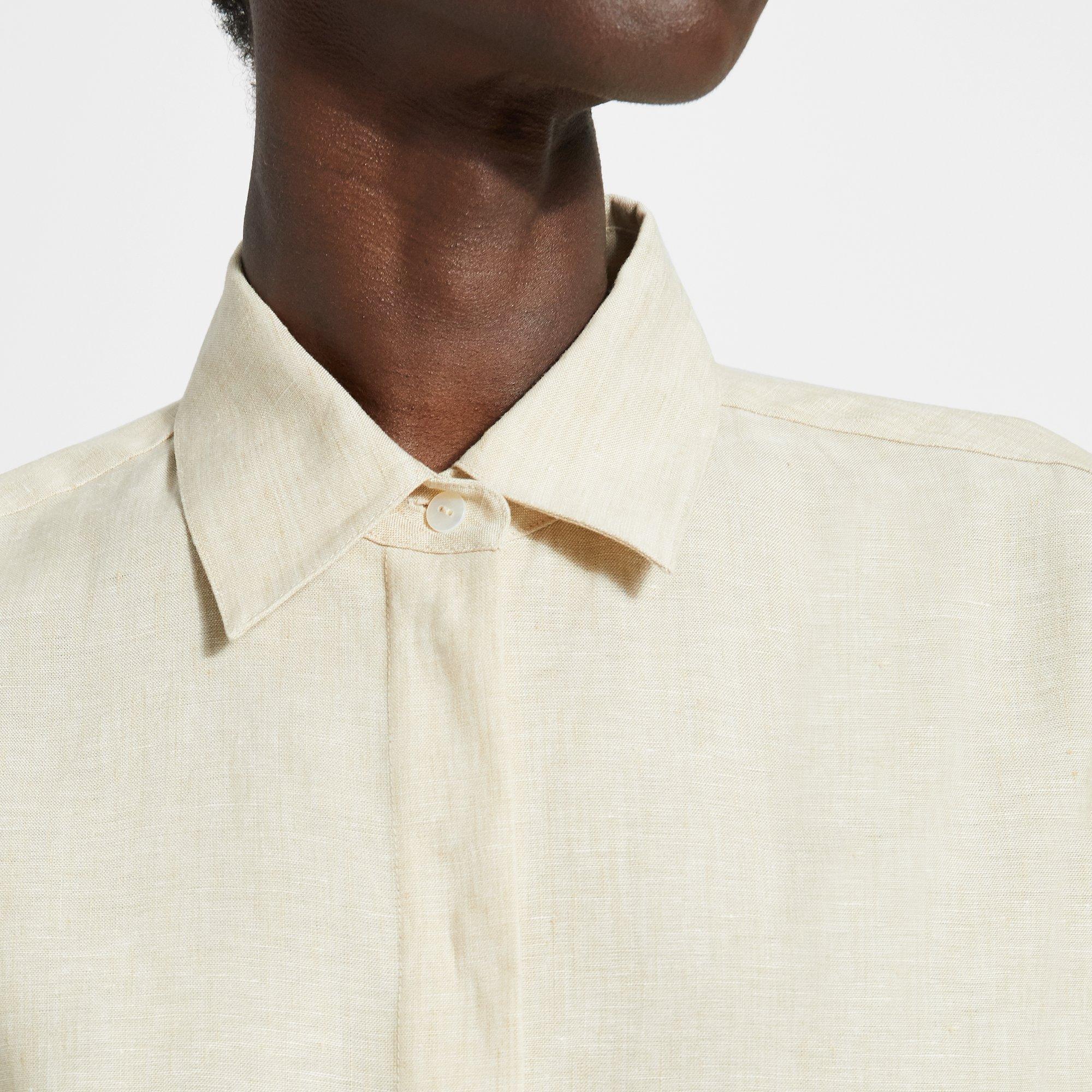 Pure Linen Menswear Shirt