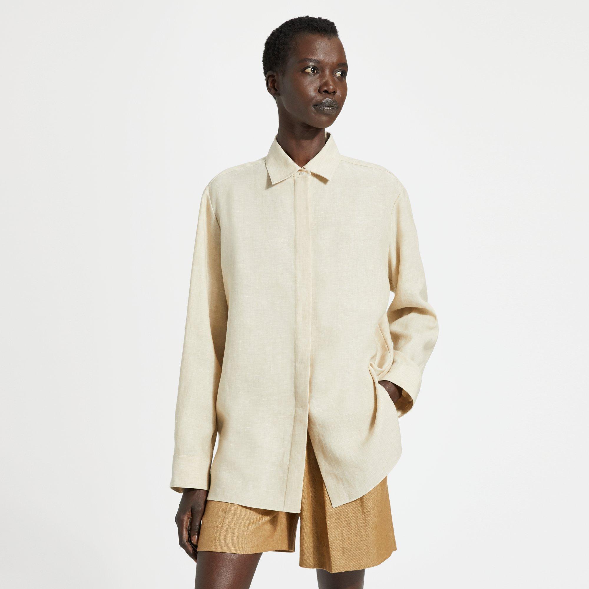 Pure Linen Menswear Shirt