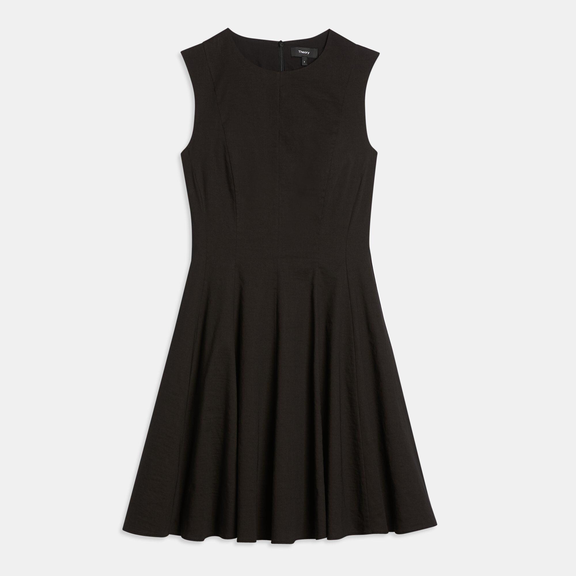 Sleeveless Peplum Dress in Good Linen